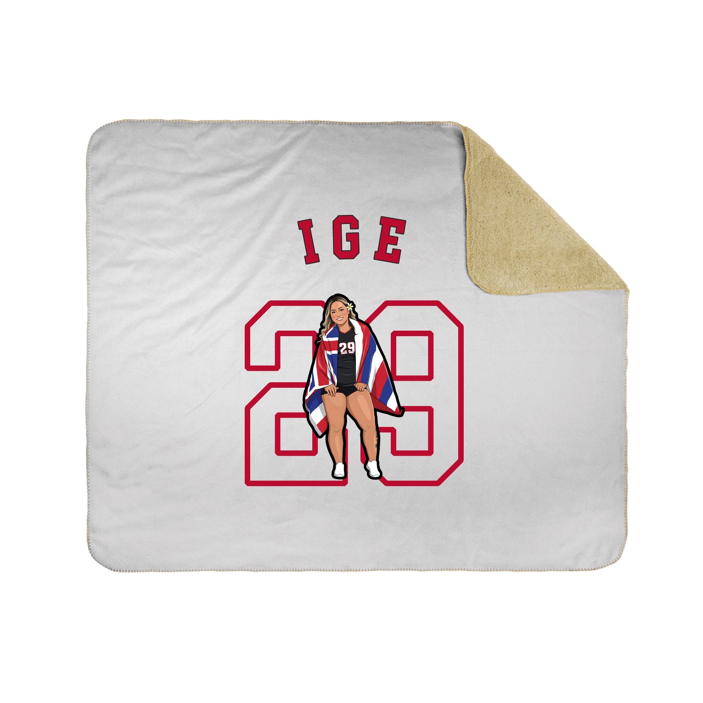 Throw Blanket — Shirsey Arch in White