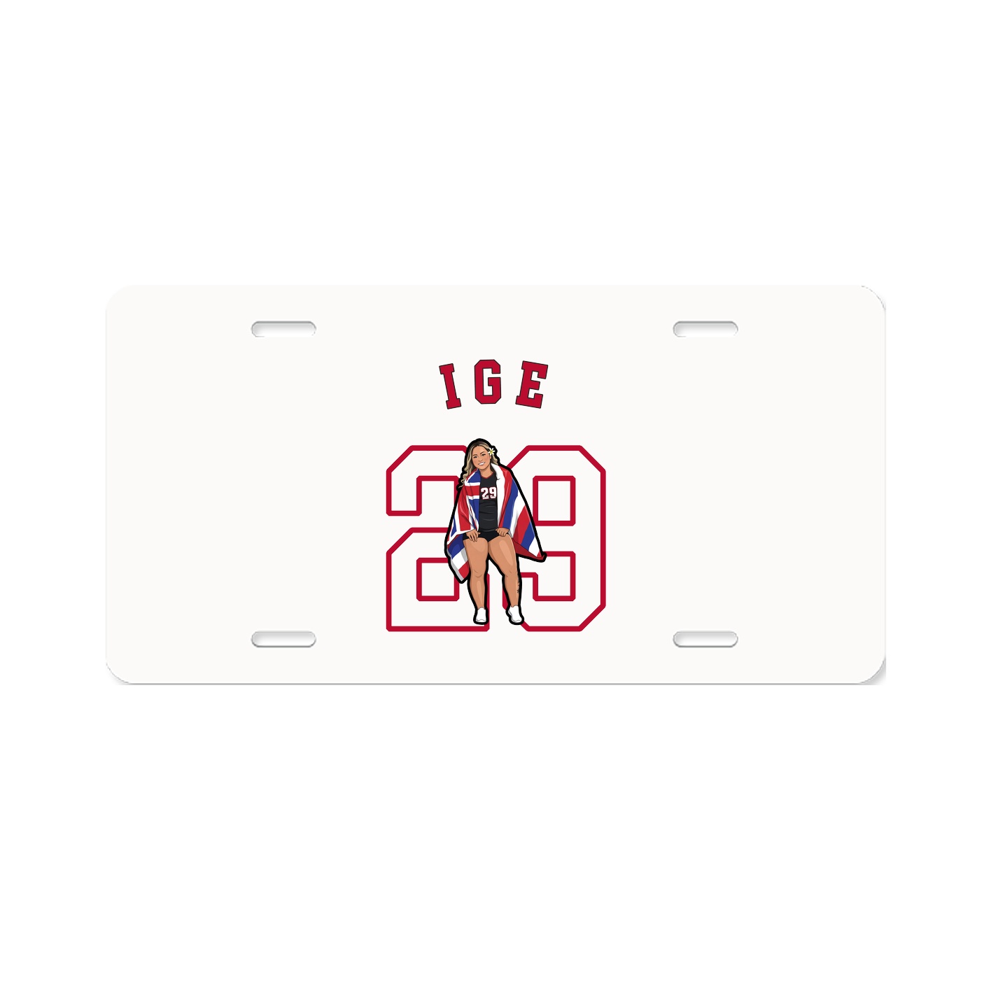 License Plate — Shirsey Arch in Classic