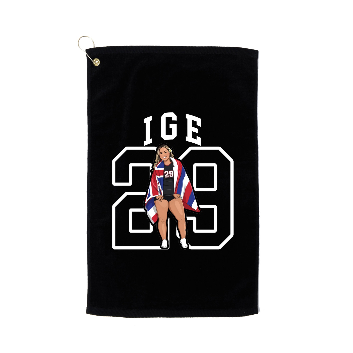 Golf Towel — Shirsey in Black