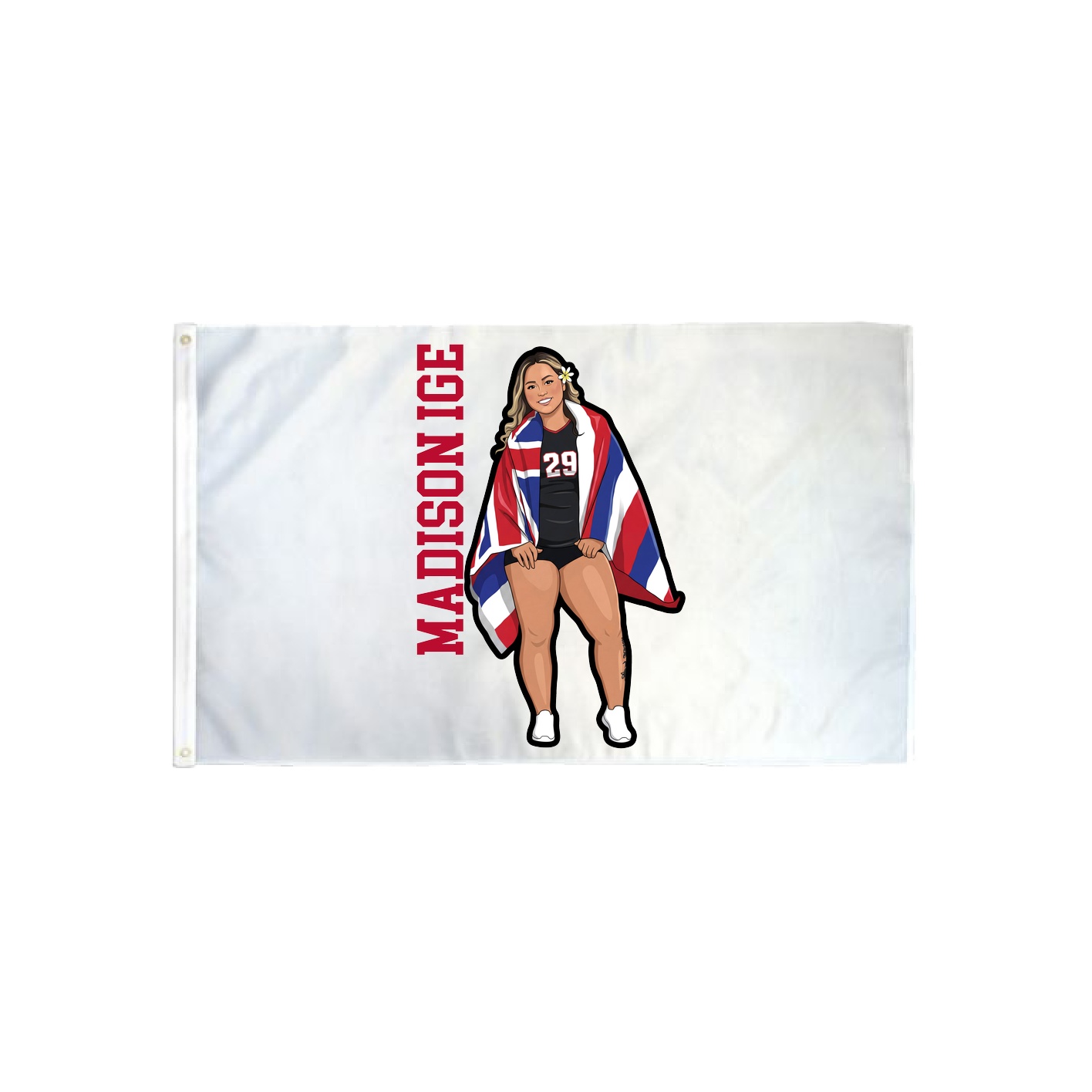 3x5 Flag — Name Vertical in Classic