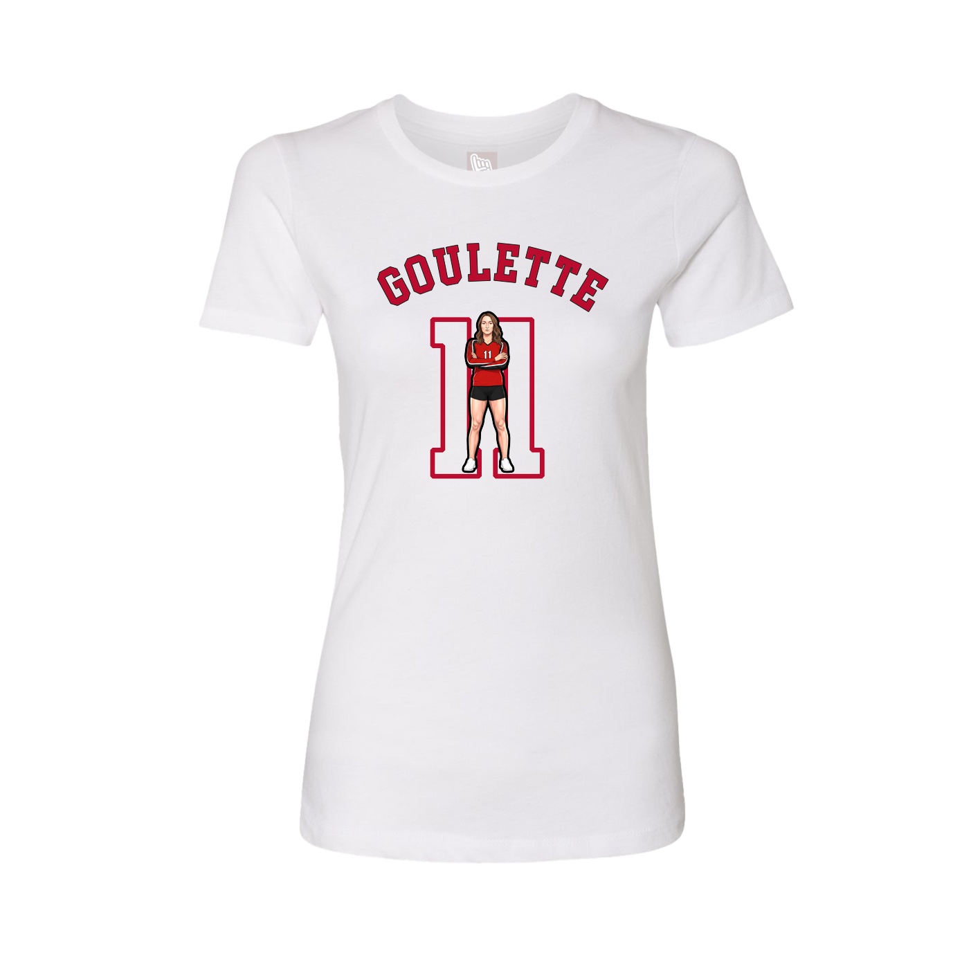 Womens Tee — Shirsey Arch in White