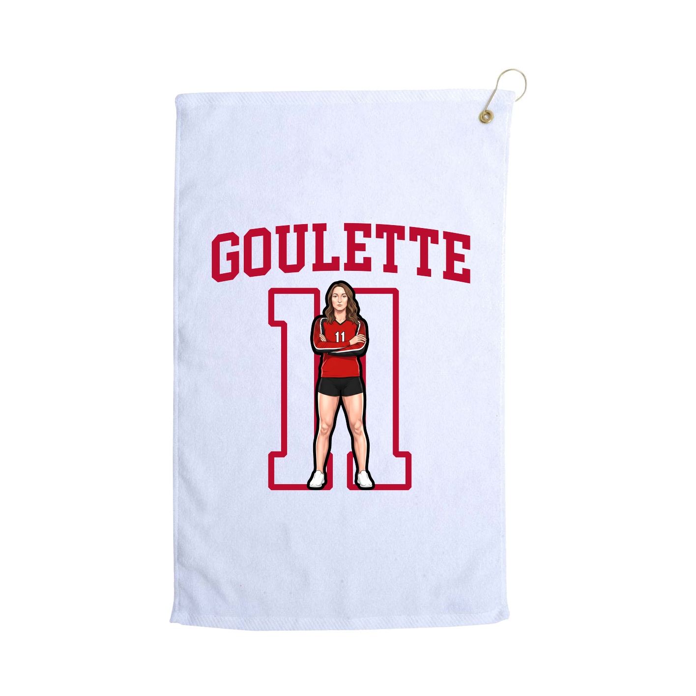 Golf Towel — Shirsey in White