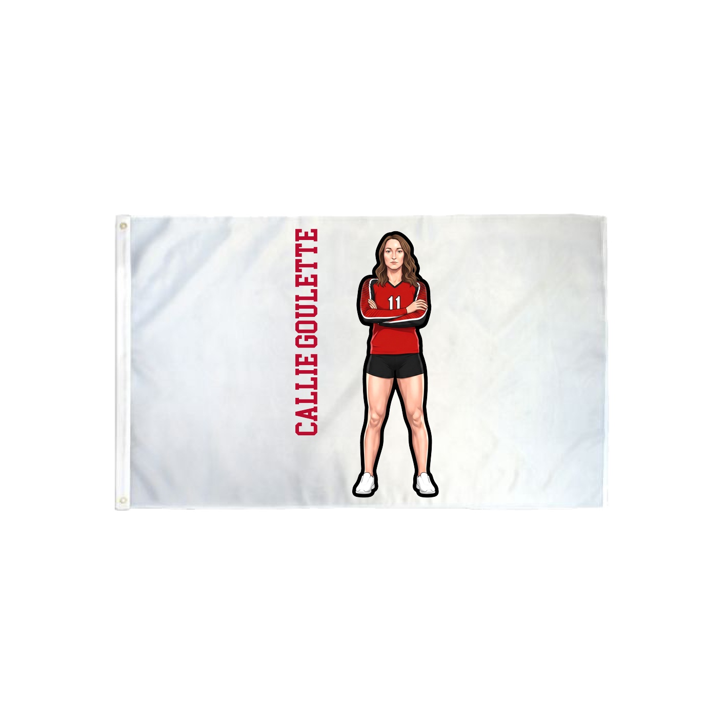 3x5 Flag — Name Vertical in Classic