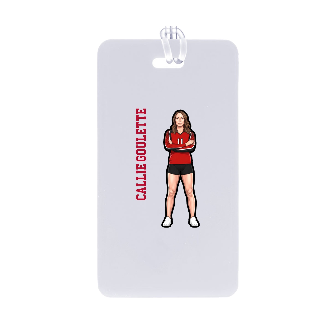 Bag Tag — Name Vertical in Classic