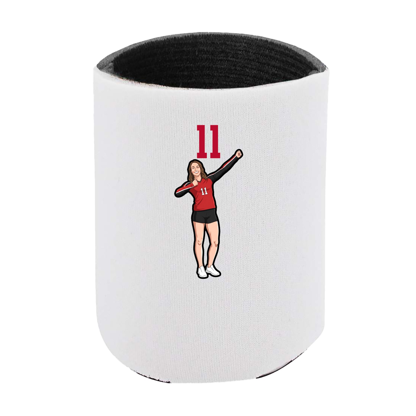 Can Holder — Number Top in White