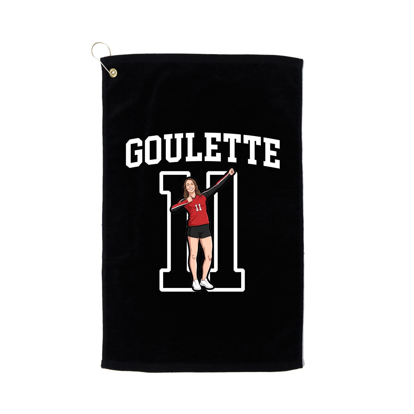 Golf Towel — Shirsey in Black