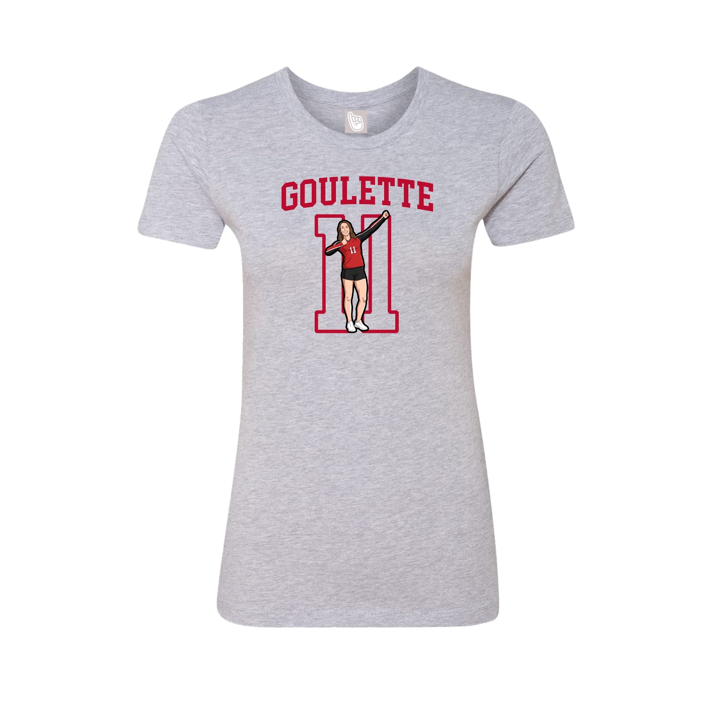 Womens Tee — Shirsey in Grey