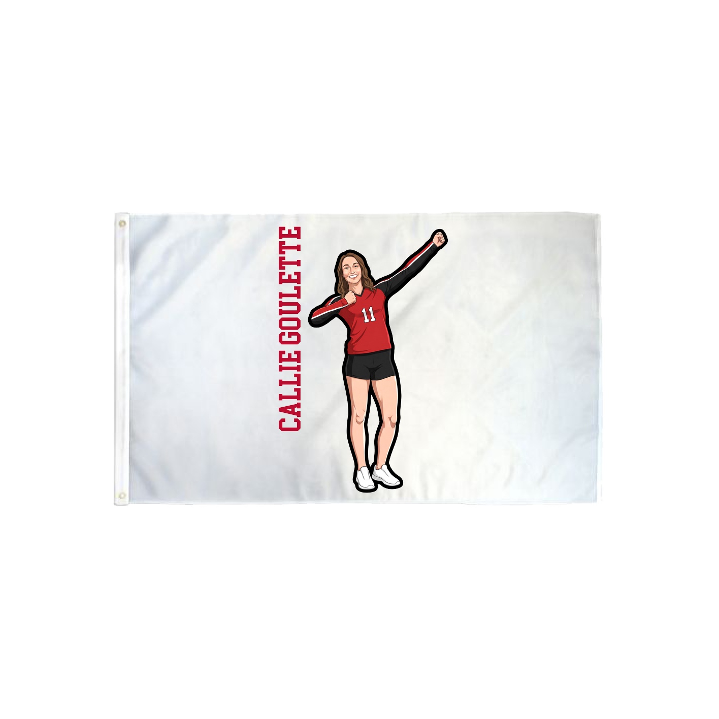 3x5 Flag — Name Vertical in Classic