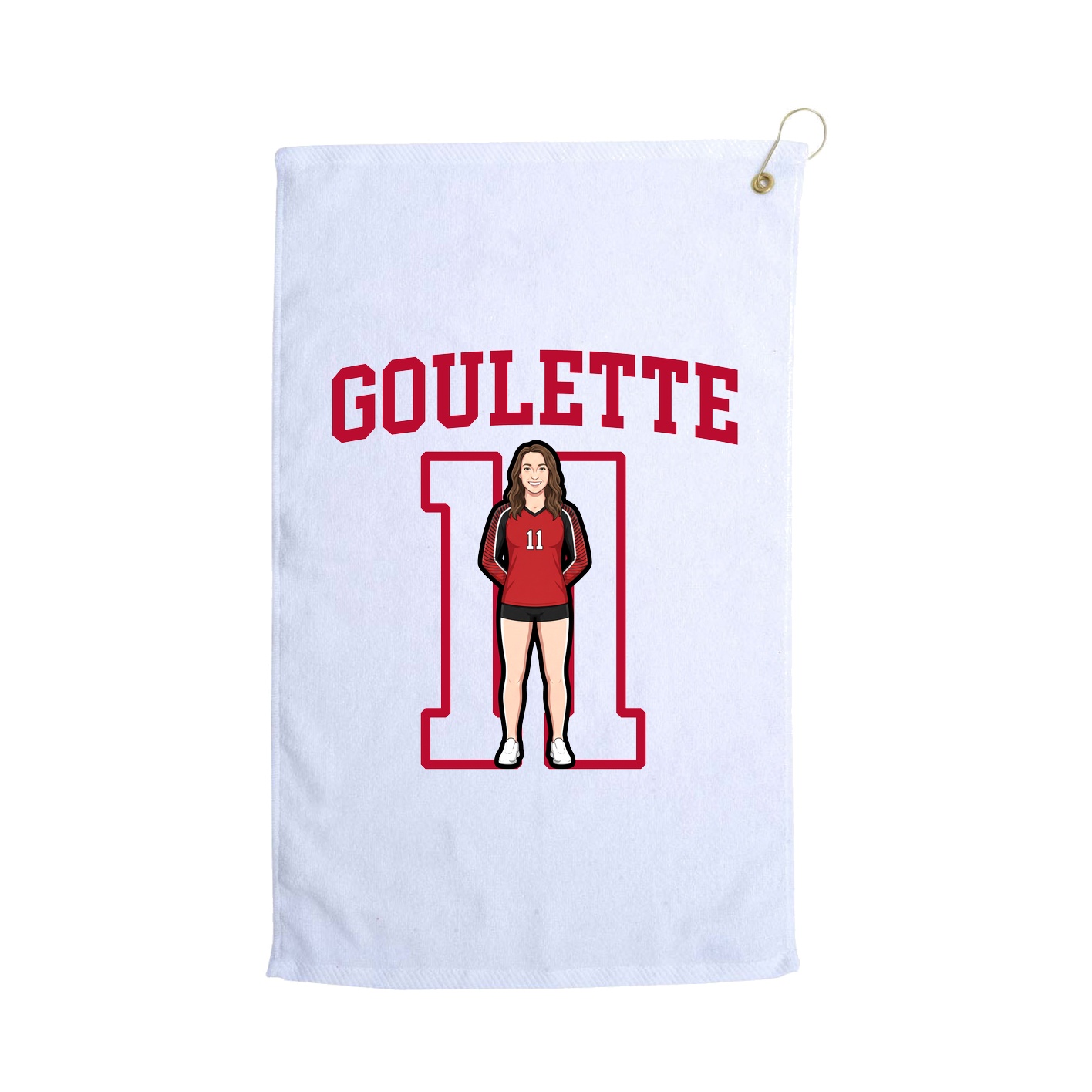Golf Towel — Shirsey in White