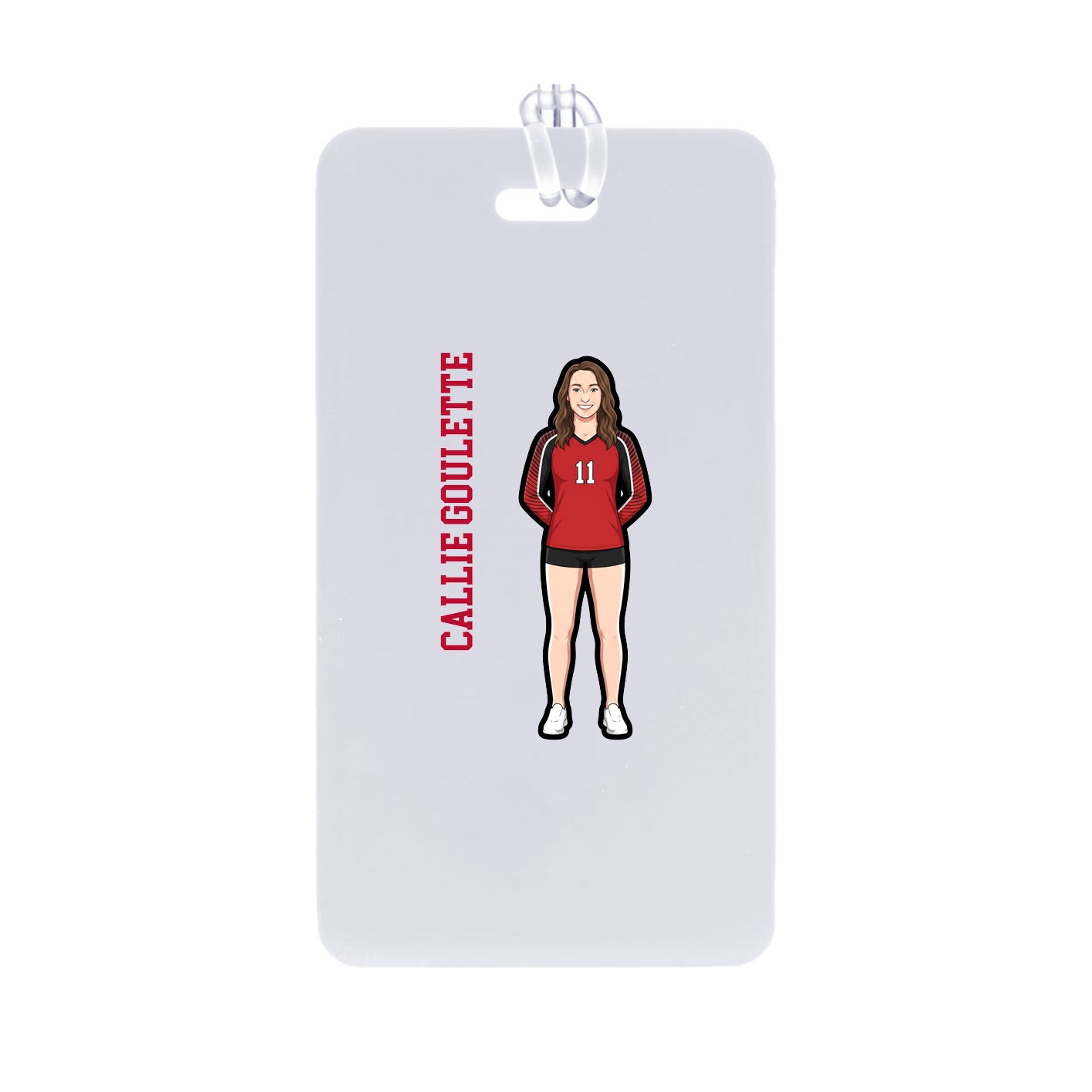 Bag Tag — Name Vertical in Classic