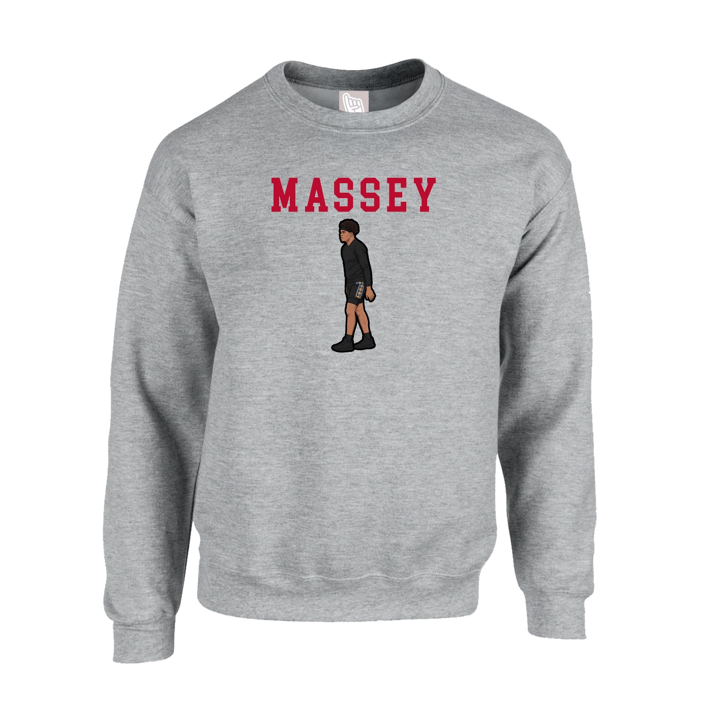 Fleece Crew — Shirsey in Grey