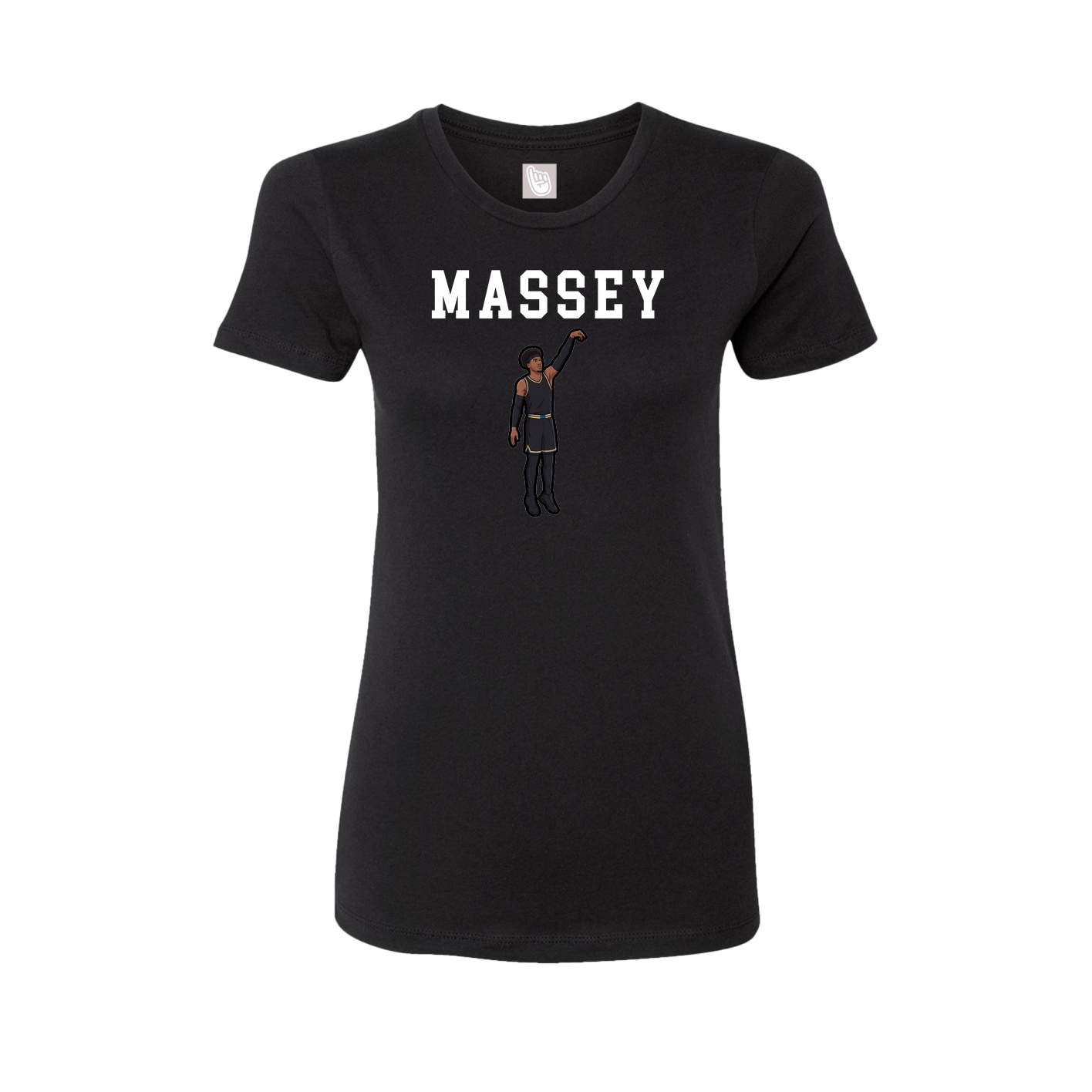 Fitted Women's Tee — Shirsey in Black