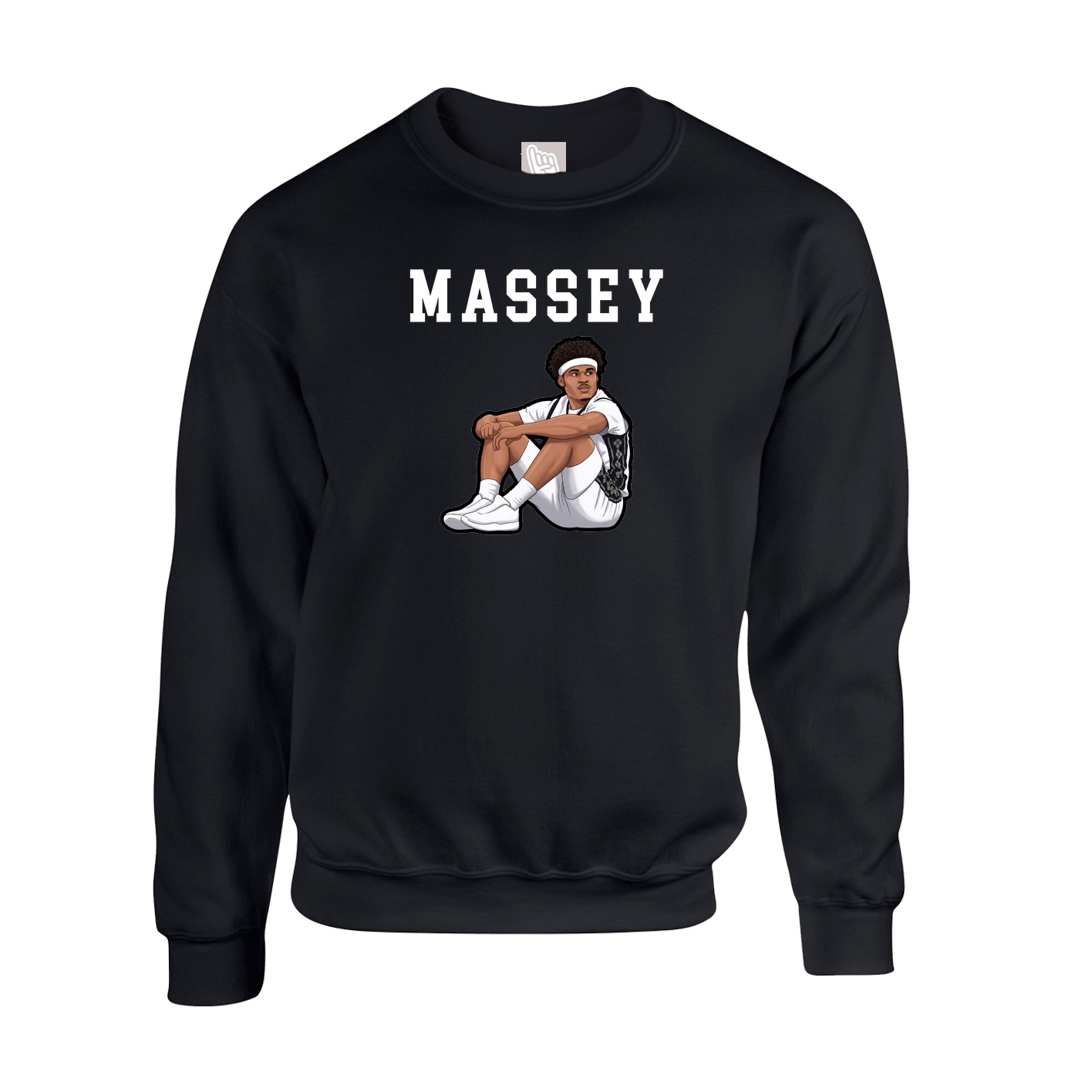 Fleece Crew — Shirsey in Black