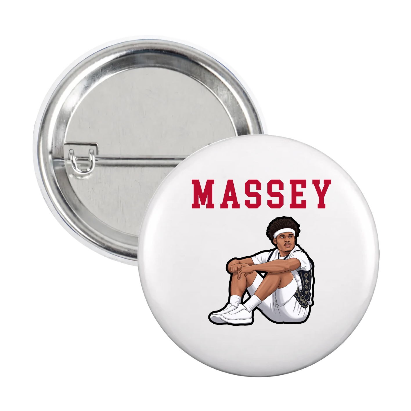 Game Day Button — Shirsey in White
