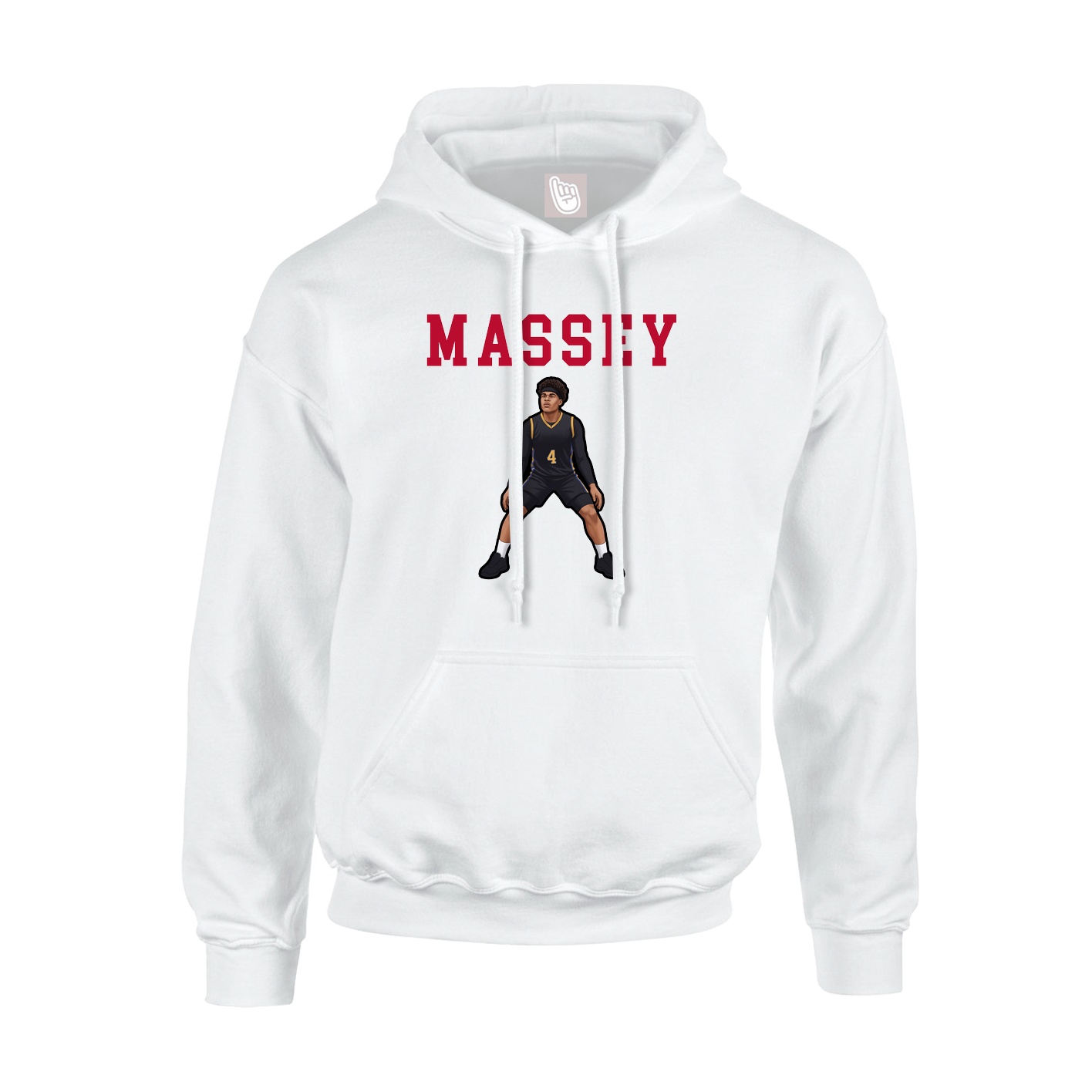 Hoodie — Shirsey in White