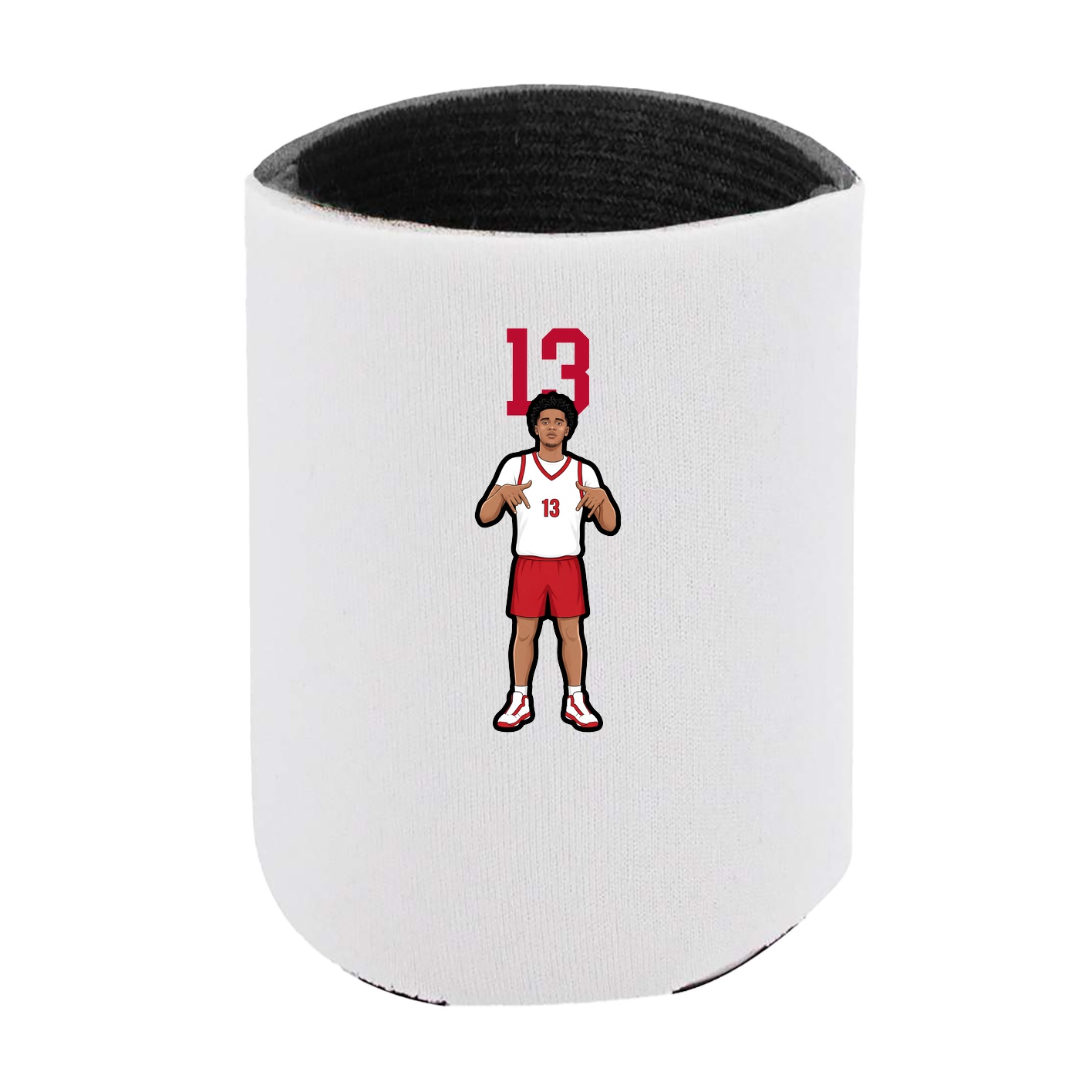 Can Holder — Number Top in White
