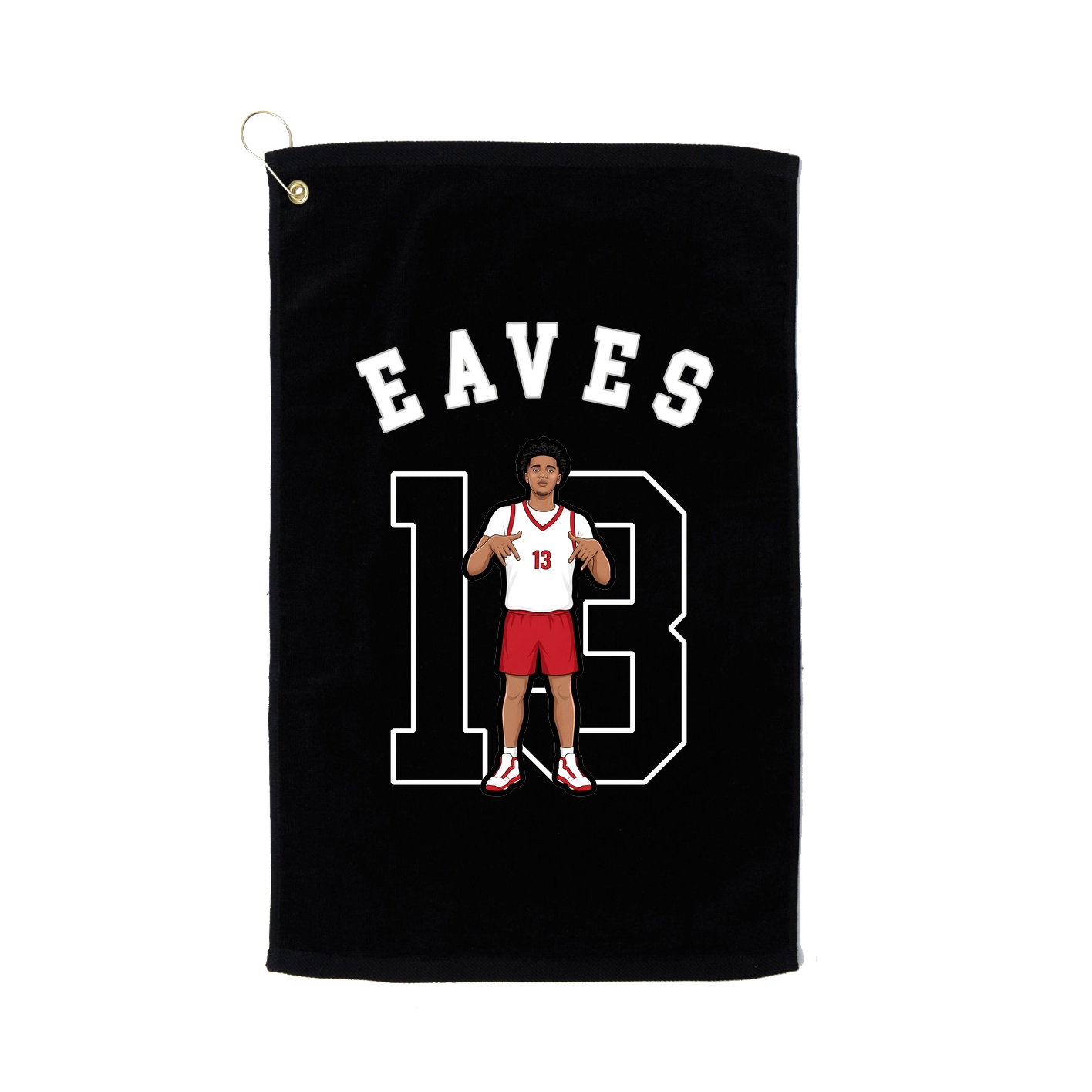 Golf Towel — Shirsey Arch in Black