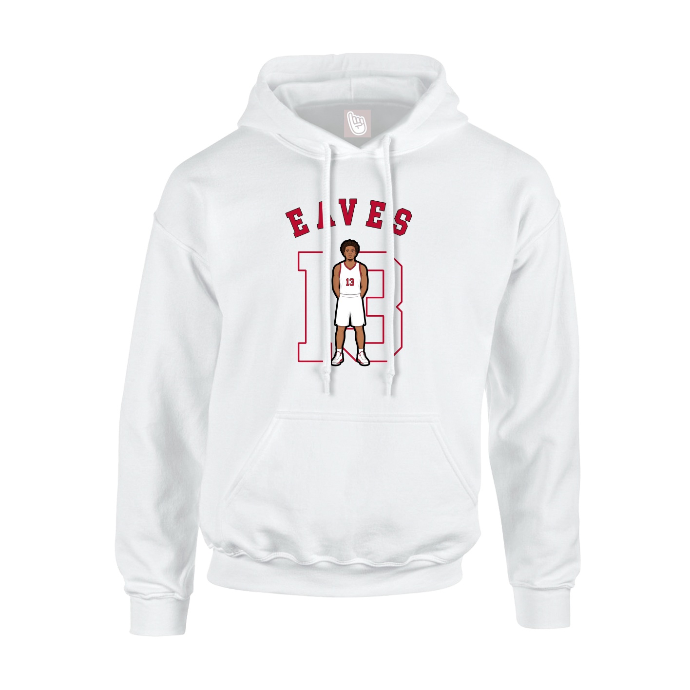 Youth Hoodie — Shirsey Arch in White