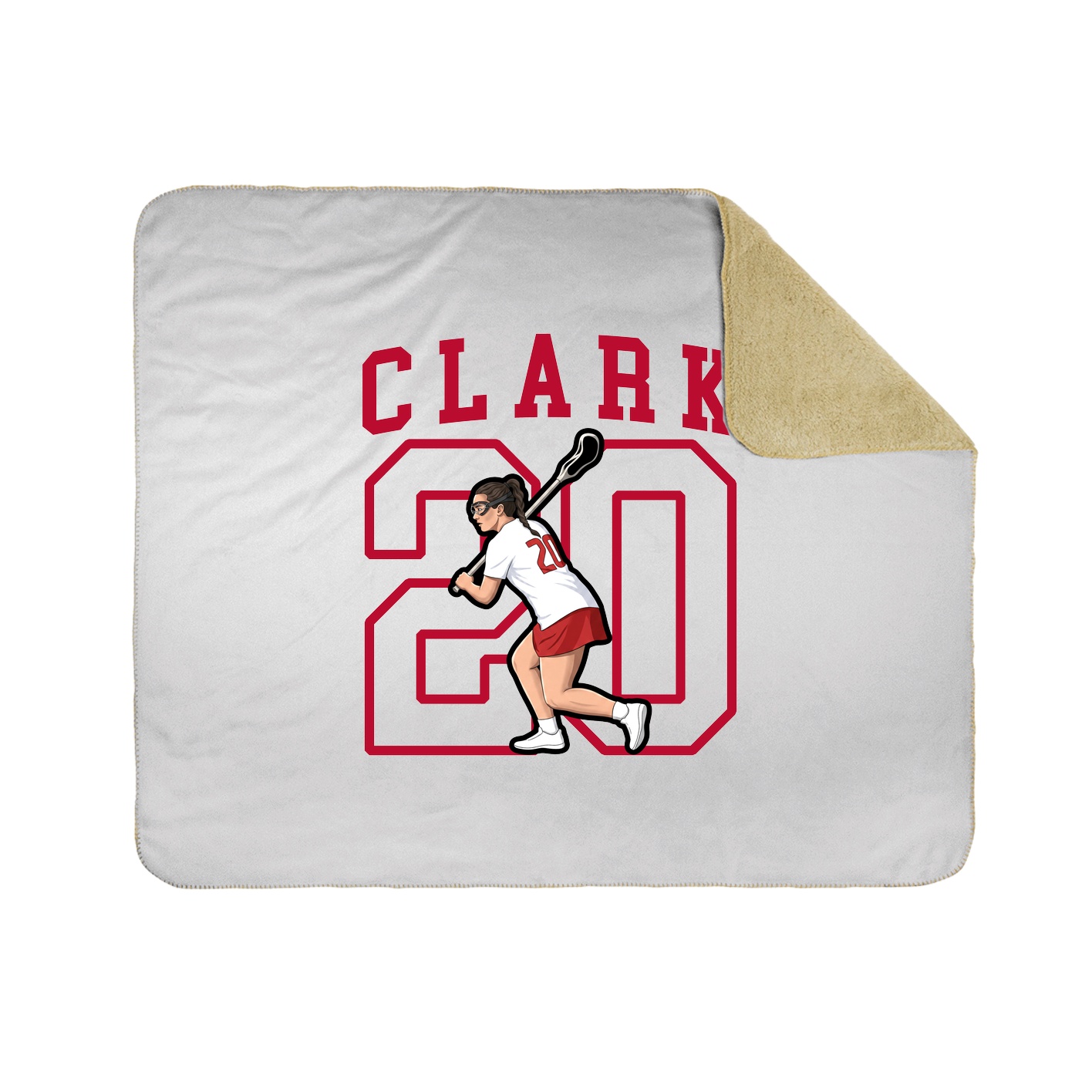 Throw Blanket — Shirsey in White