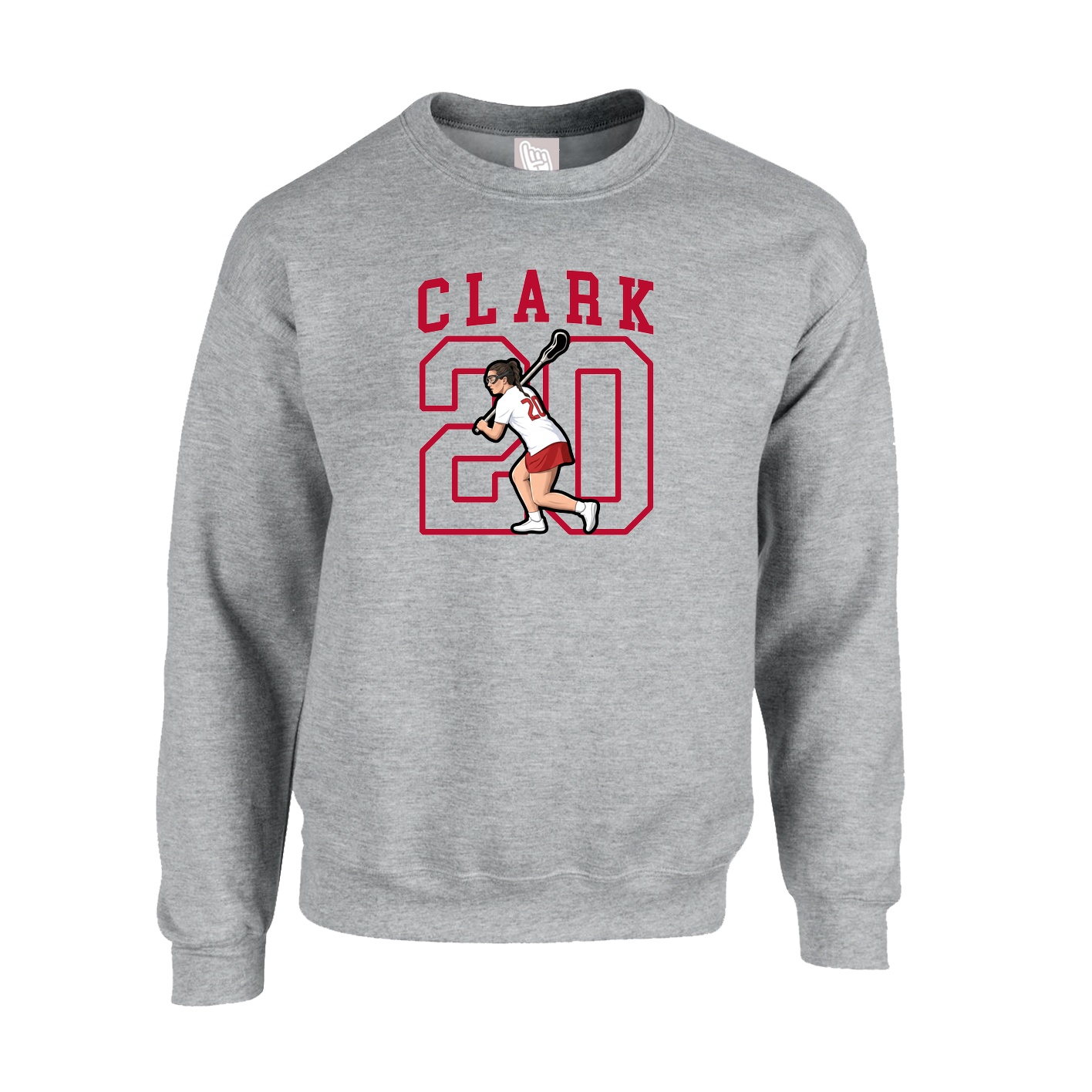 Fleece Crew — Shirsey in Grey