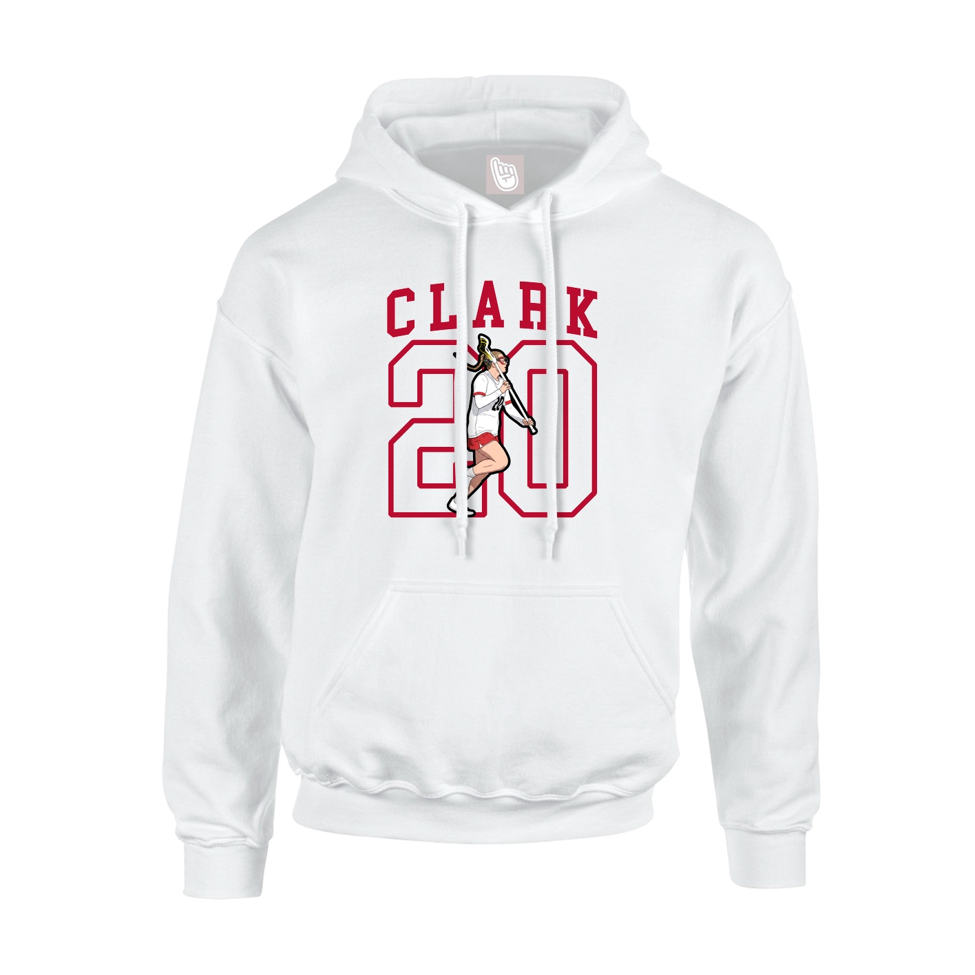 Hoodie — Shirsey in White