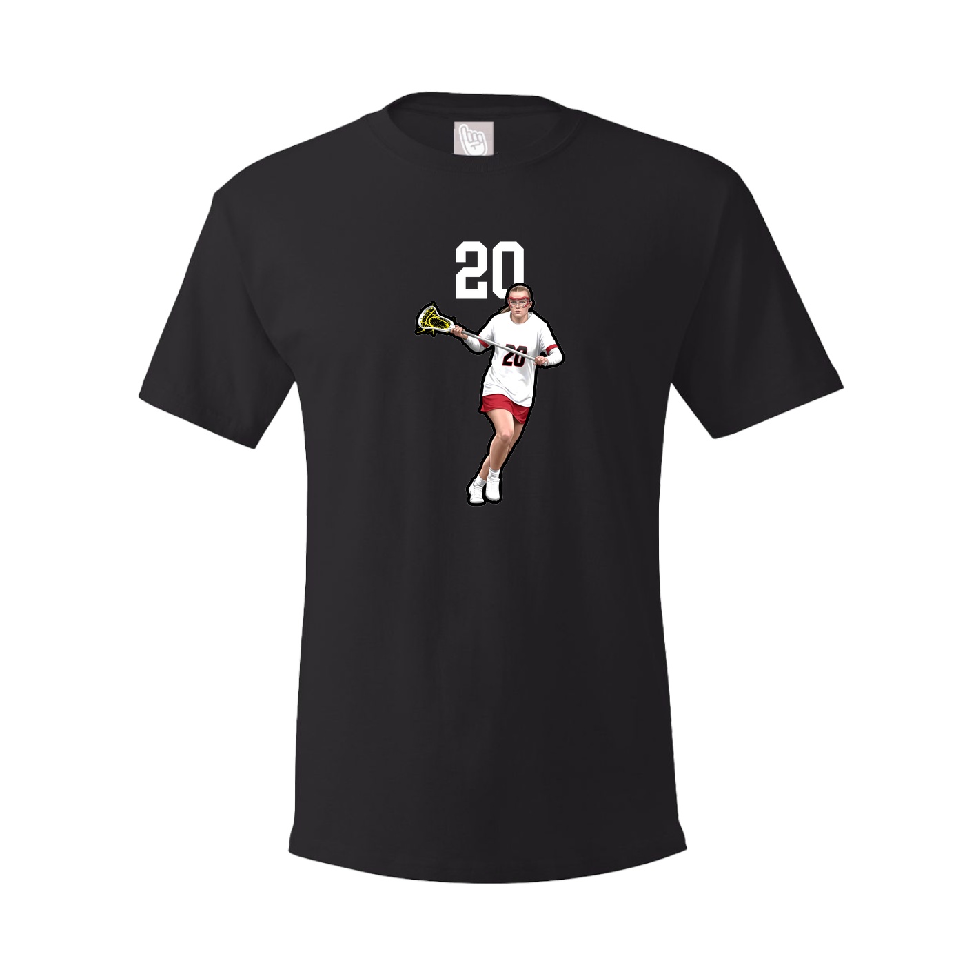 Tee — Number Top in Black
