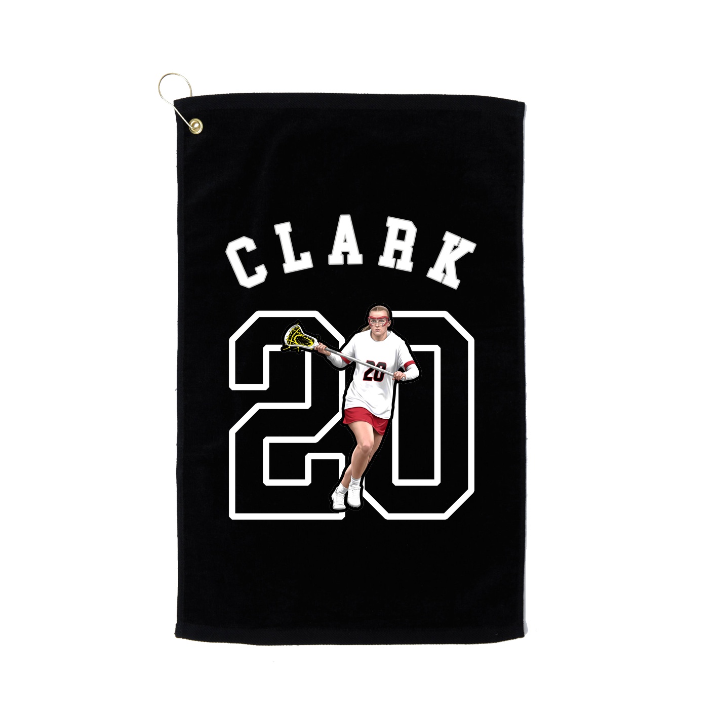 Golf Towel — Shirsey Arch in Black