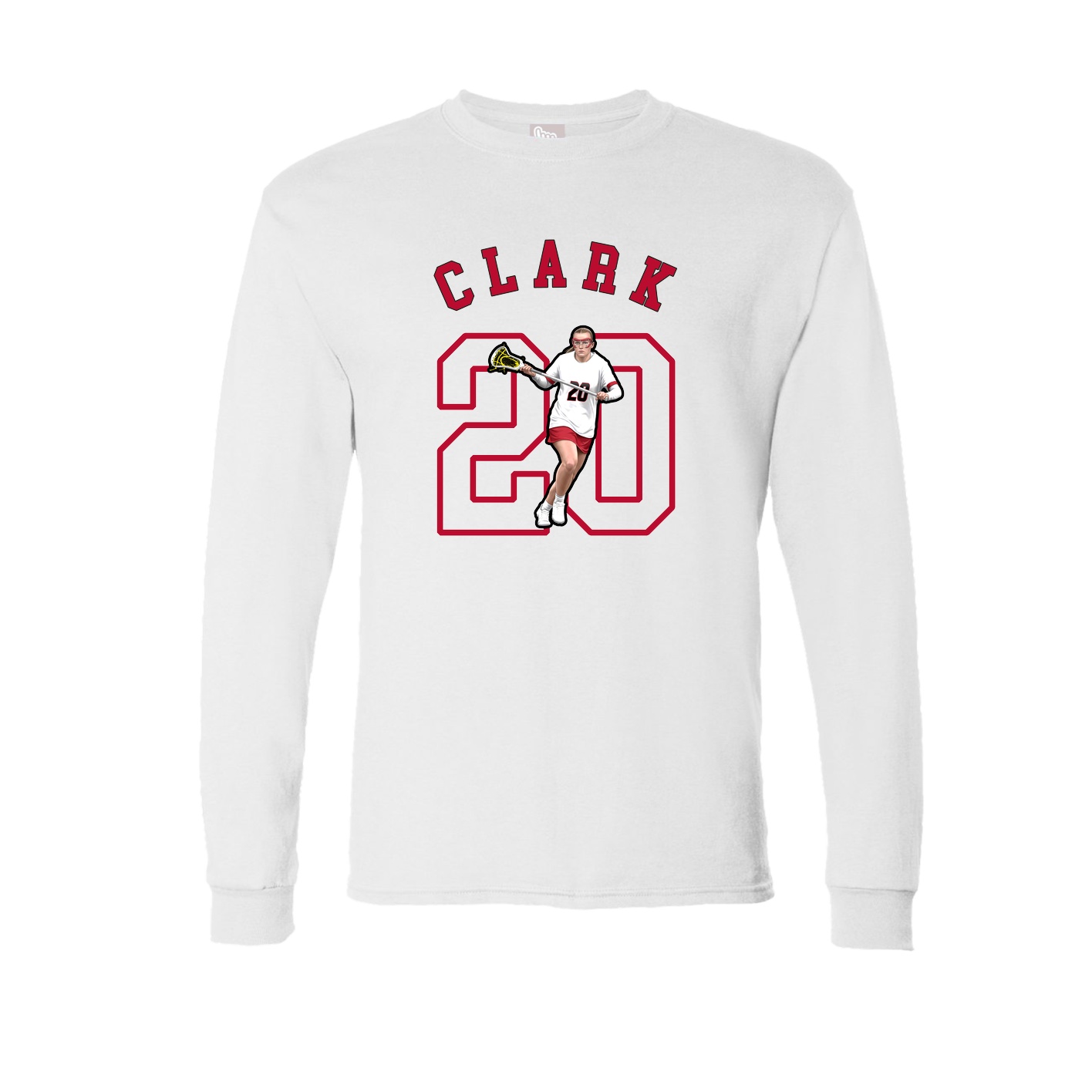 Long Sleeve Tee — Shirsey Arch in White