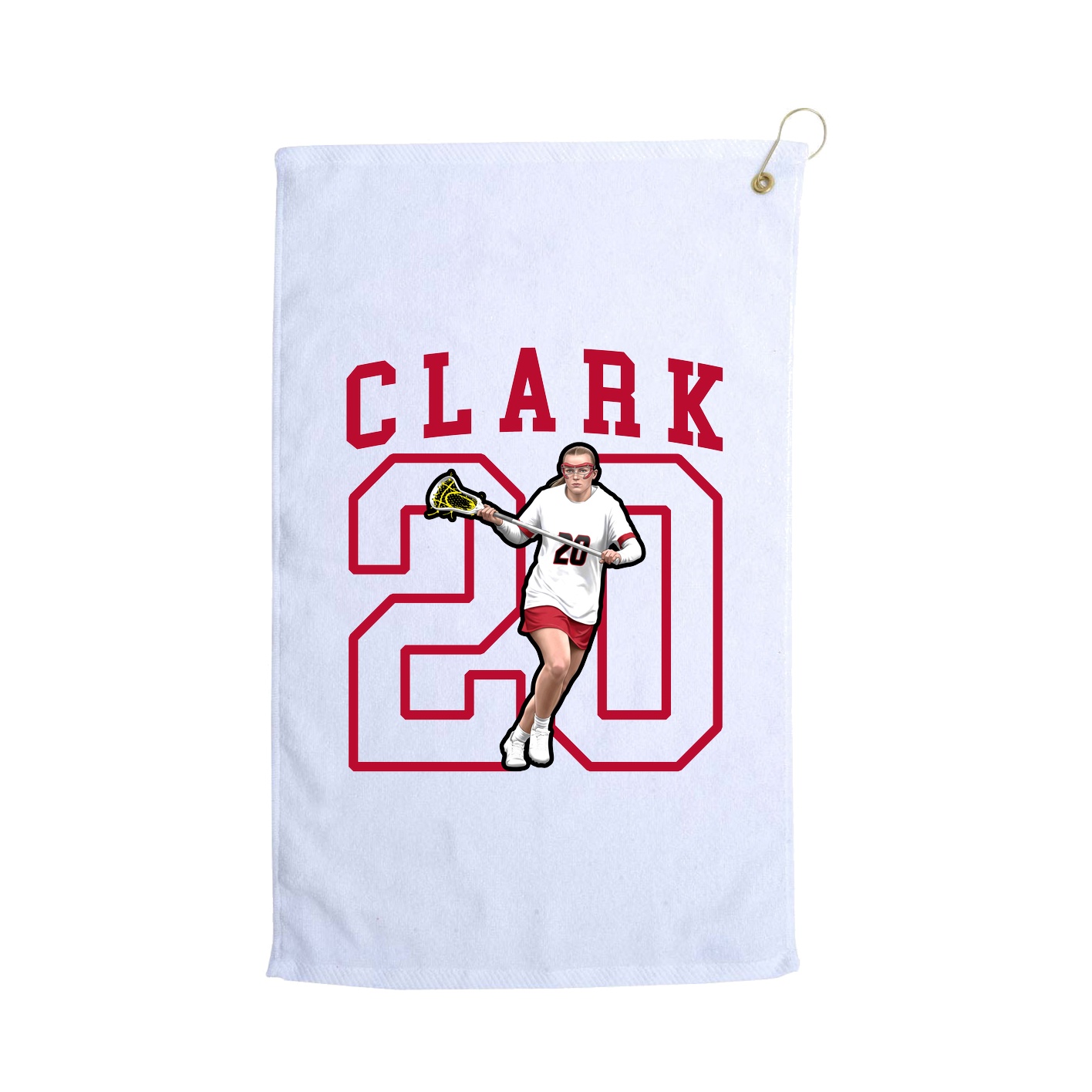 Golf Towel — Shirsey in White