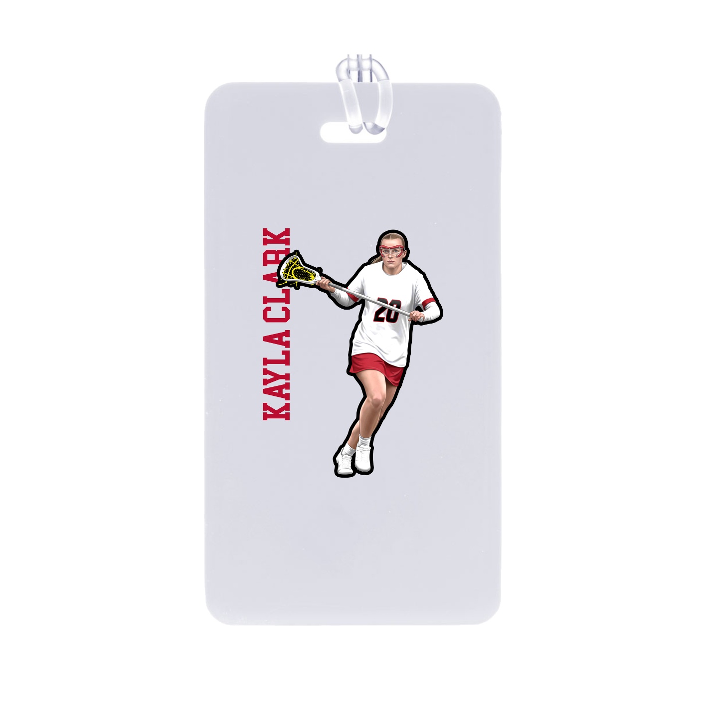 Bag Tag — Name Vertical in Classic
