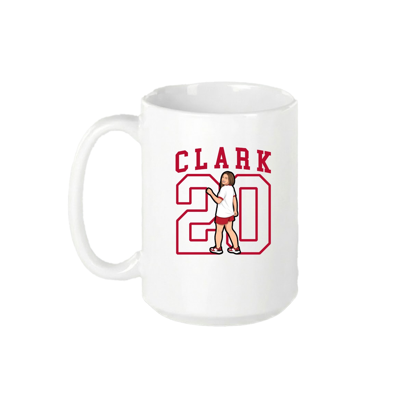 15oz Coffee Mug — Shirsey in White