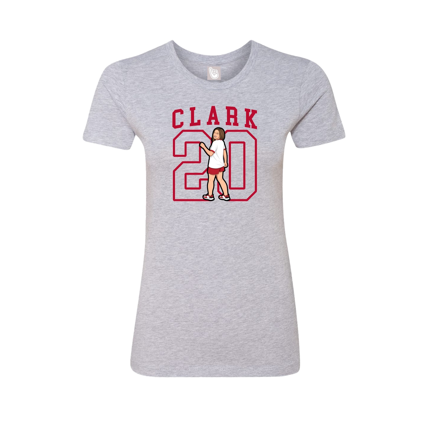 Fitted Women's Tee — Shirsey in Grey
