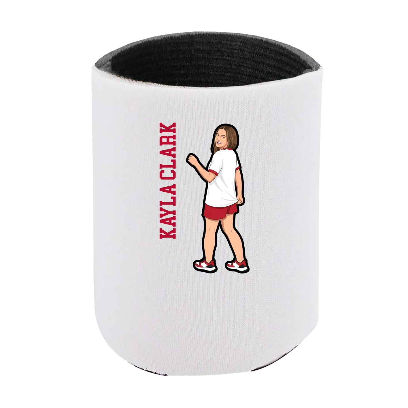Can Holder — Name Vertical in White