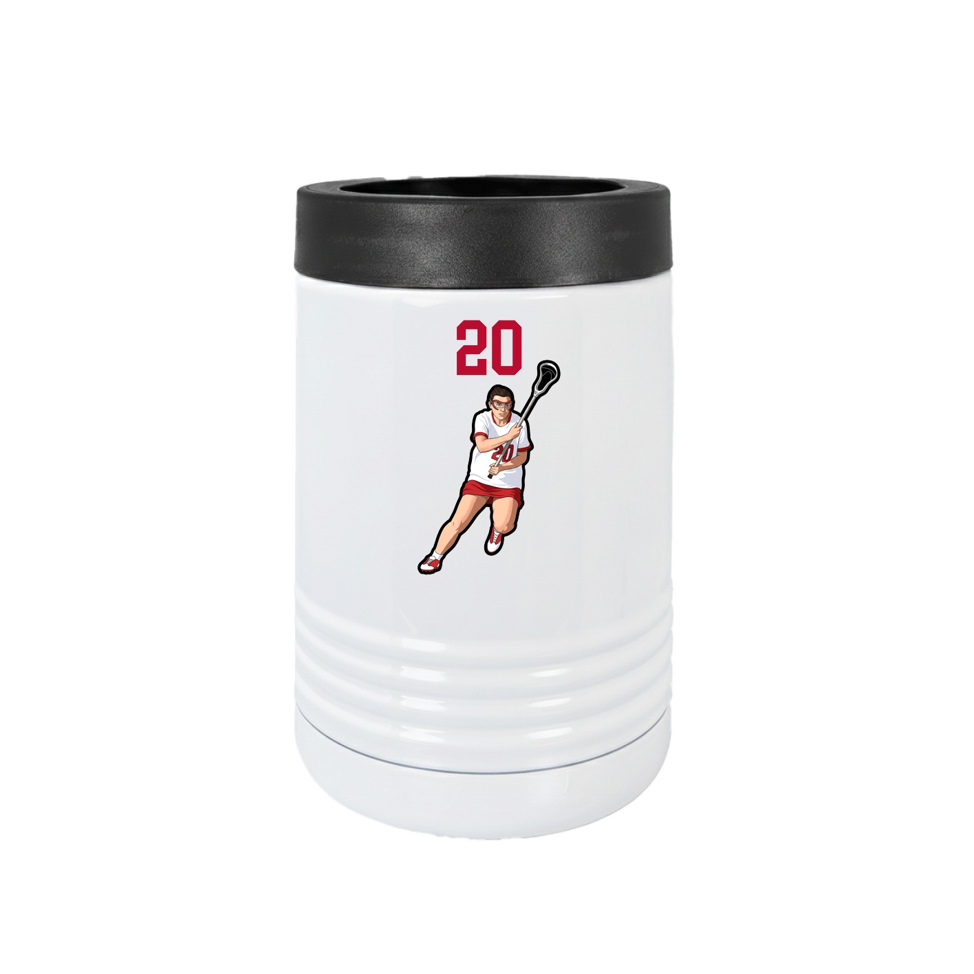 Beverage Holder — Number Top in White