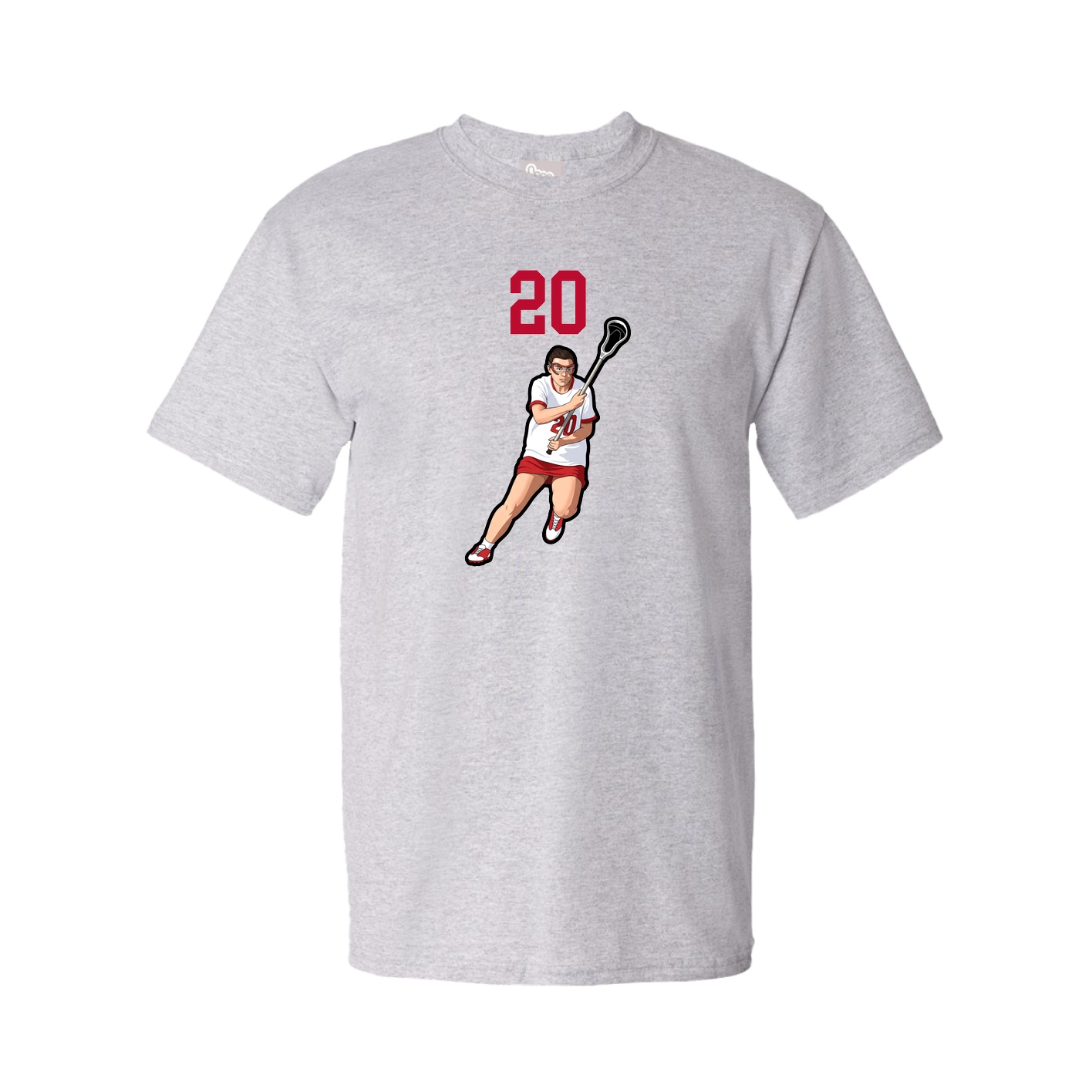 Tee — Number Top in Grey