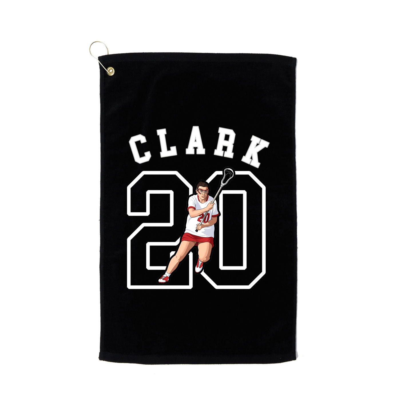 Golf Towel — Shirsey Arch in Black