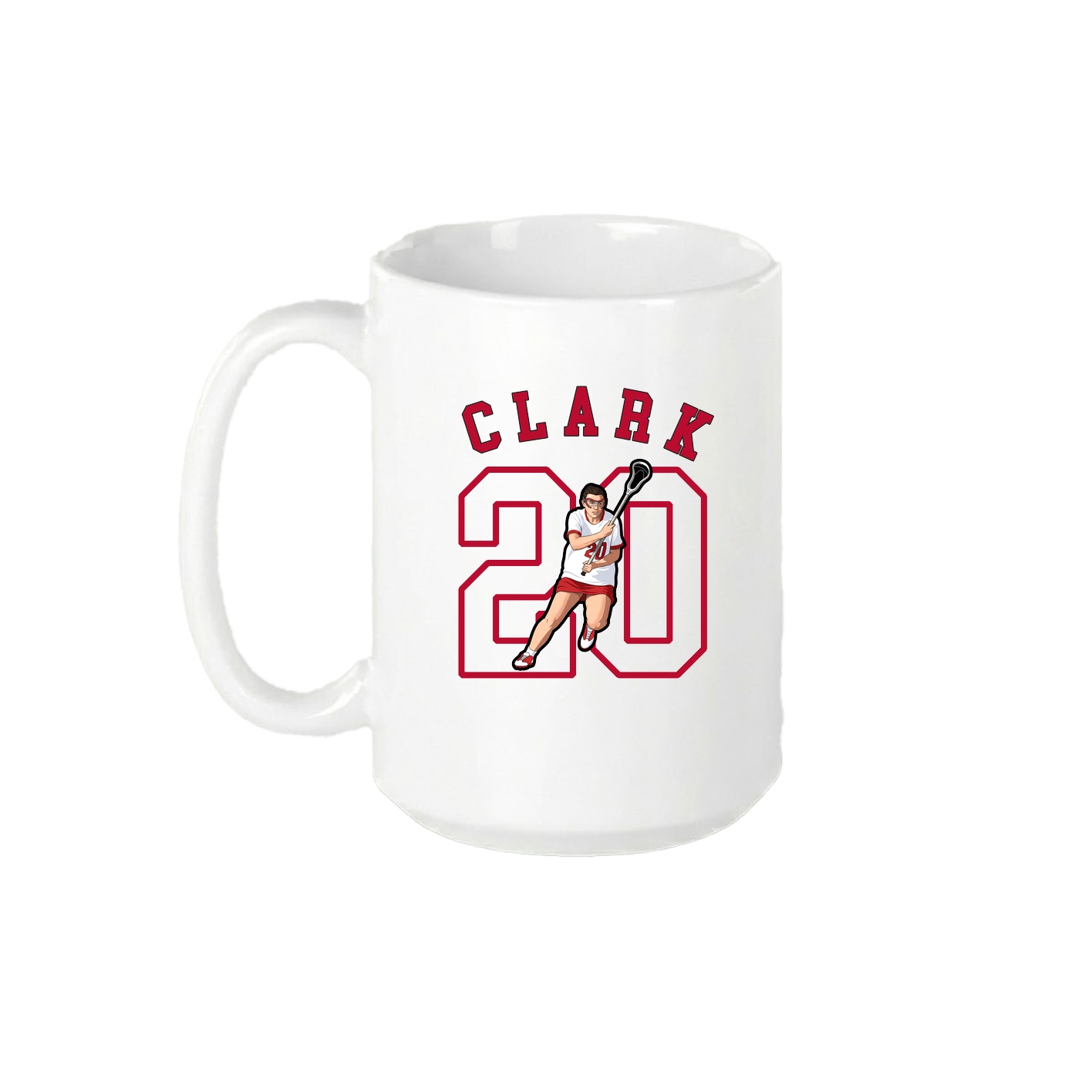 15oz Coffee Mug — Shirsey Arch in White