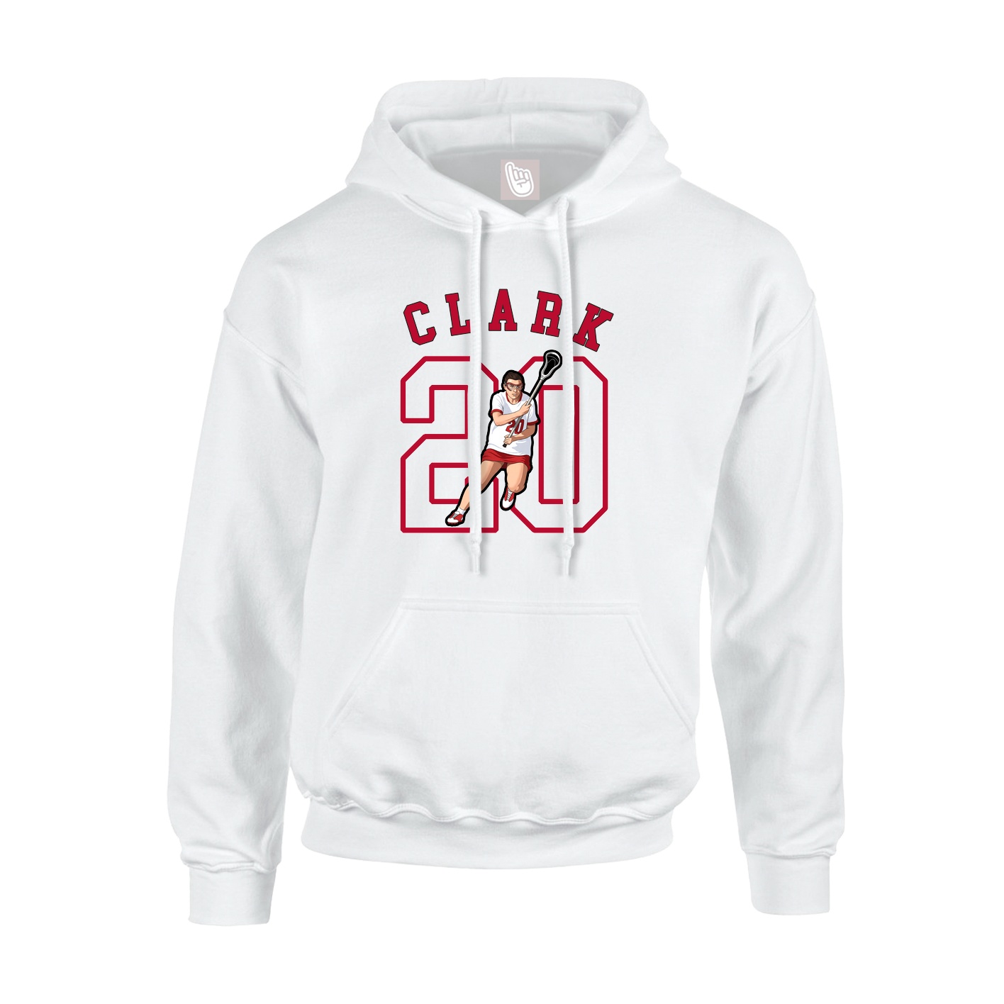 Hoodie — Shirsey Arch in White