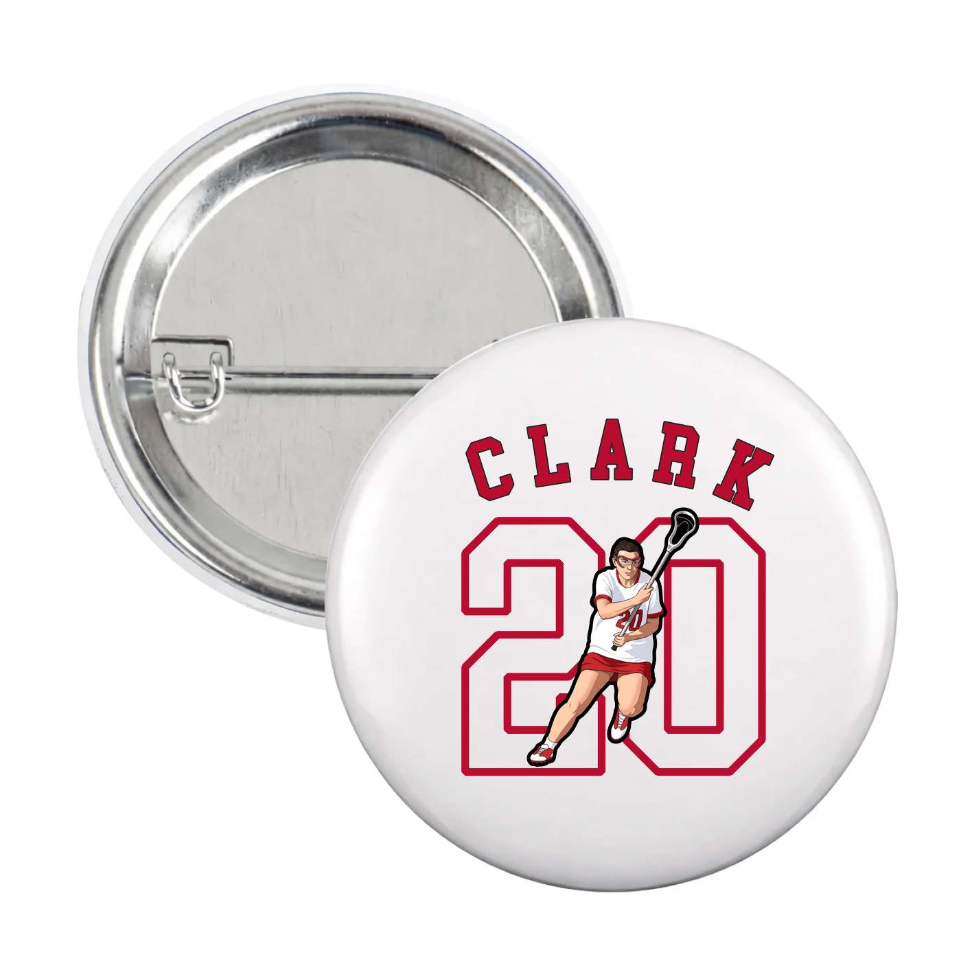 Game Day Button — Shirsey Arch in White