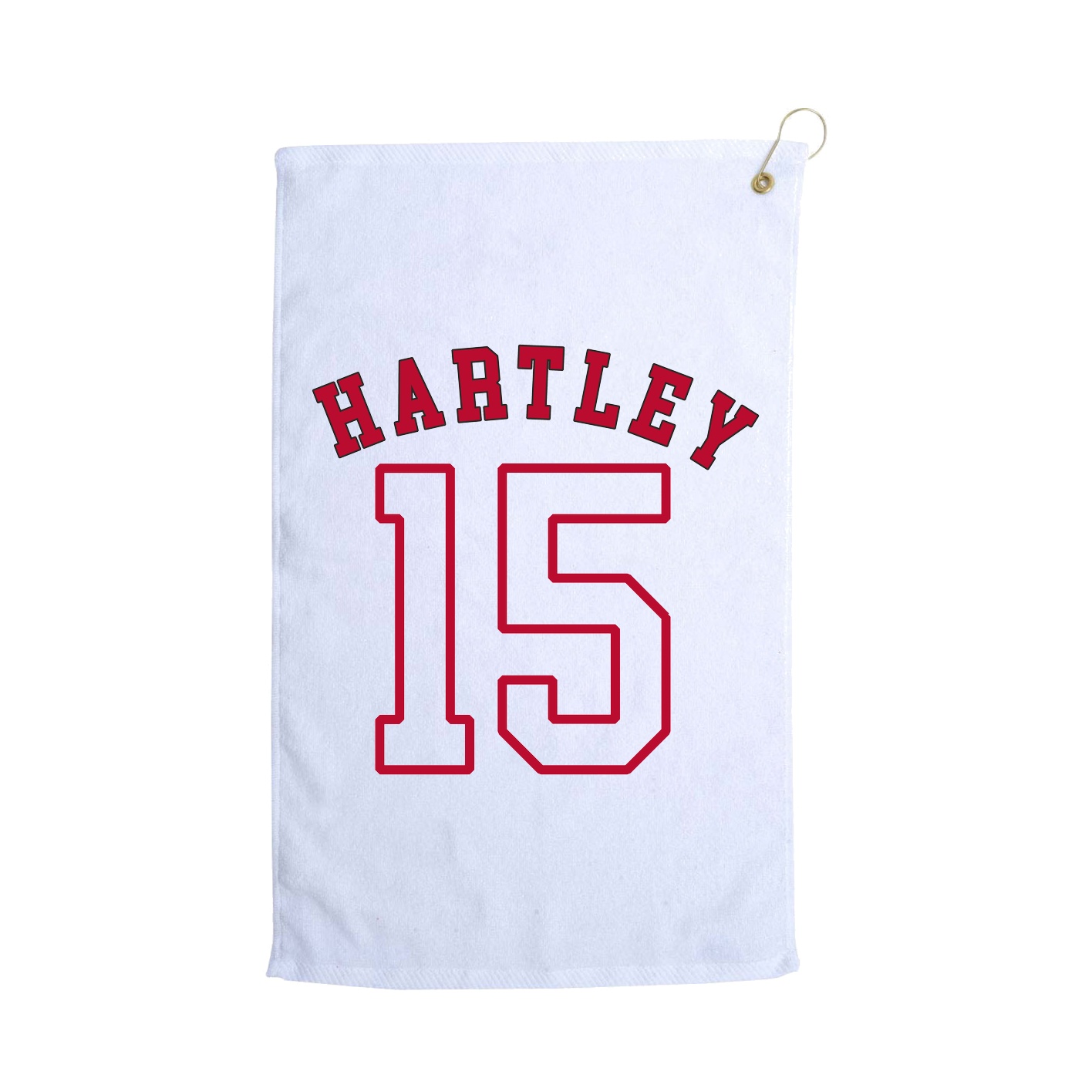 Golf Towel — Shirsey Arch in White