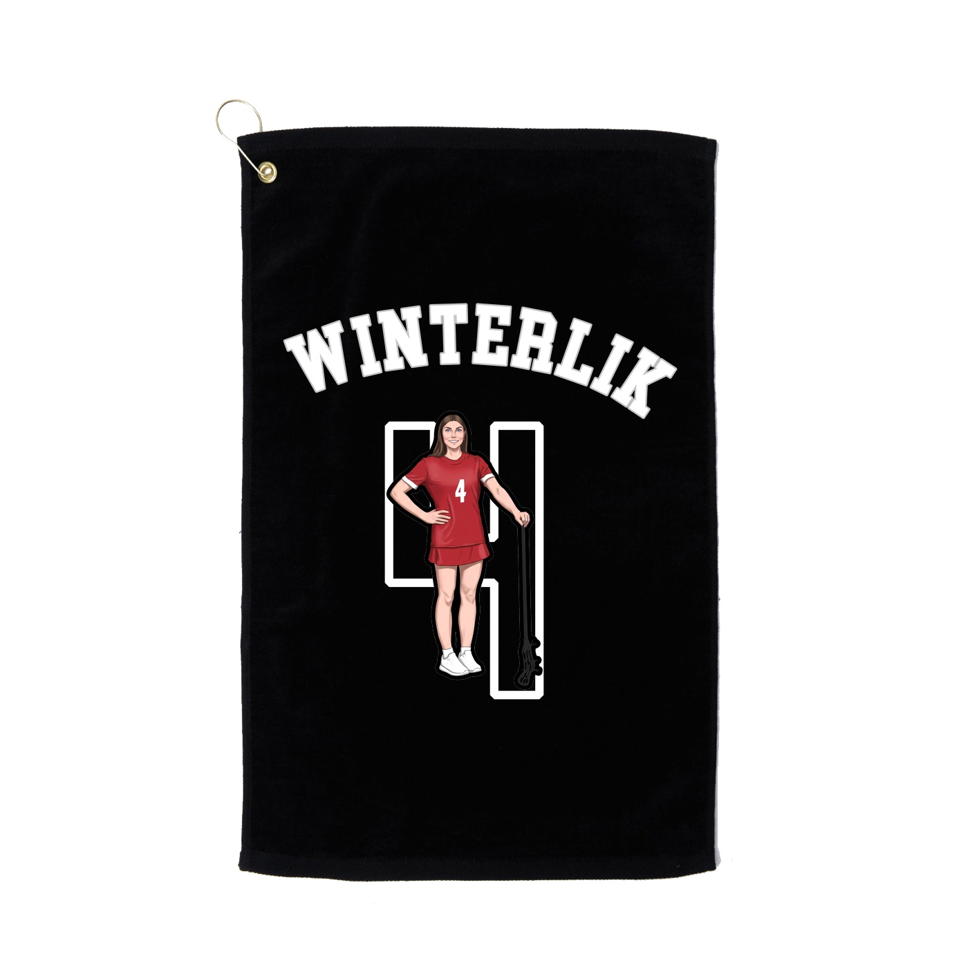 Golf Towel — Shirsey Arch in Black