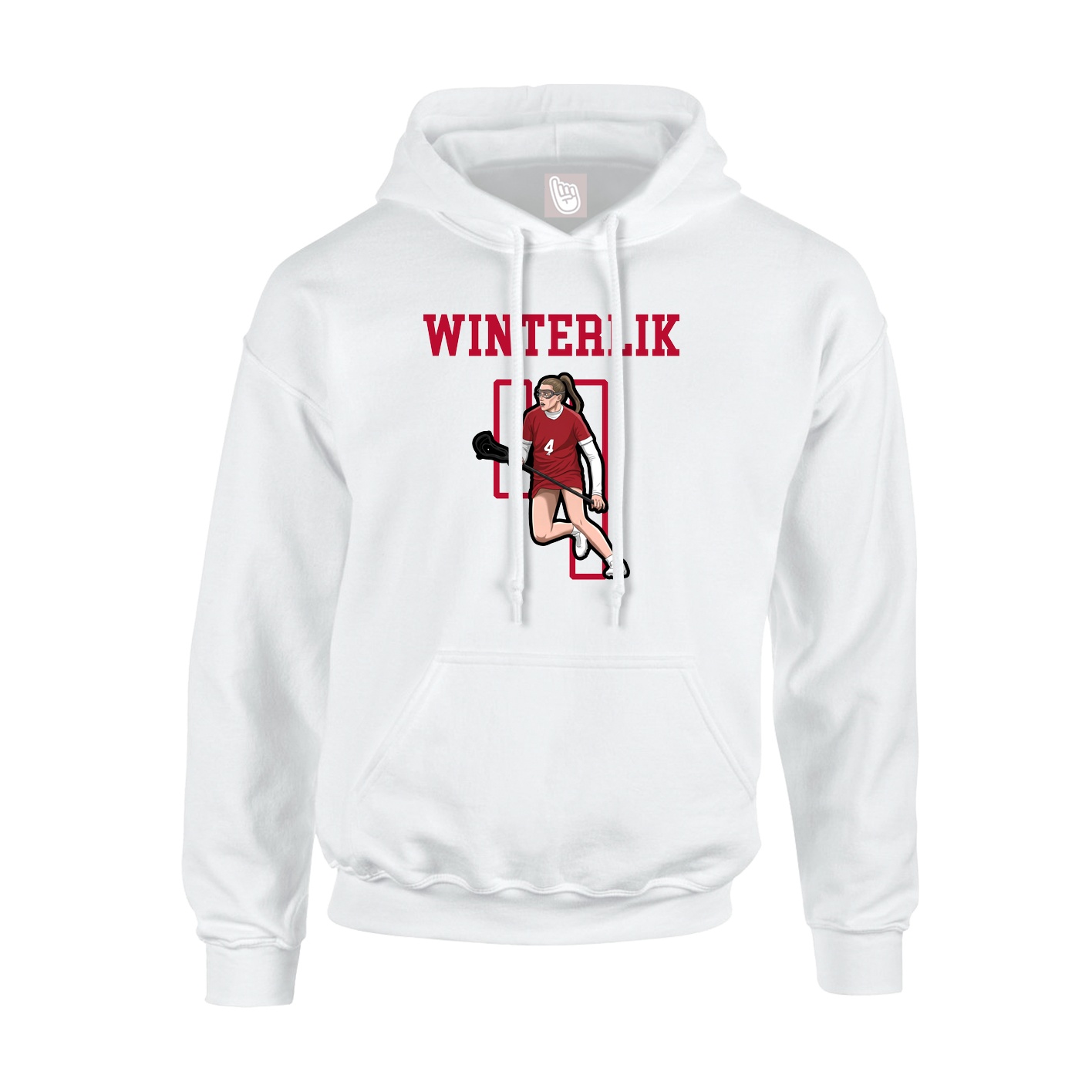 Hoodie — Shirsey in White