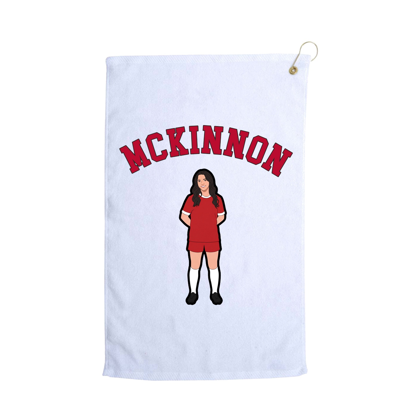 Golf Towel — Shirsey Arch in White