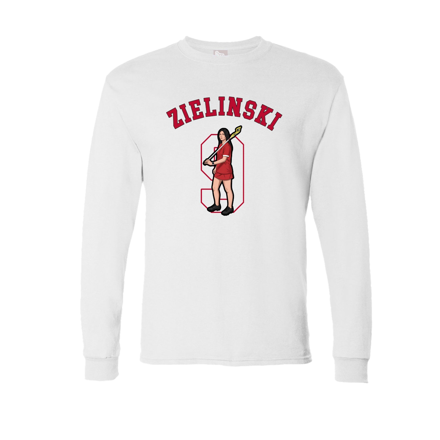 Long Sleeve Tee — Shirsey Arch in White