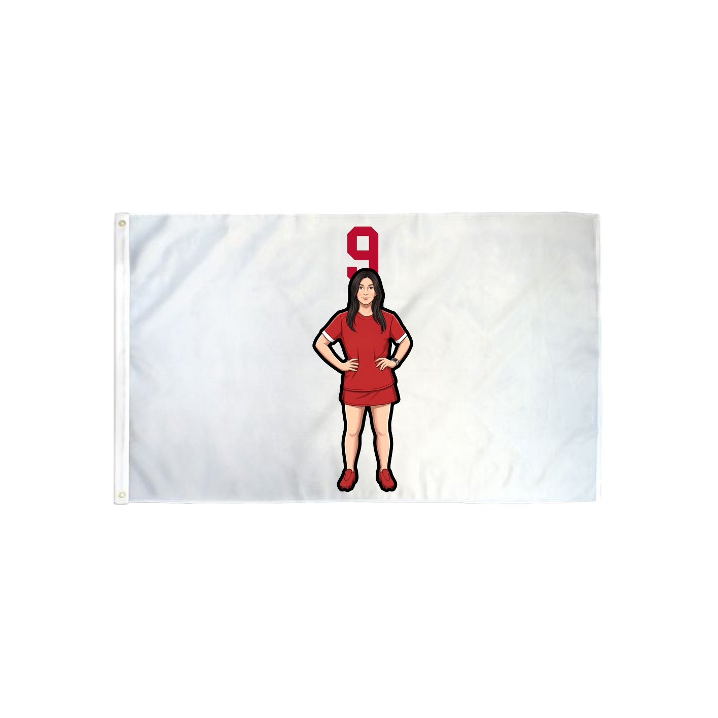 3x5 Flag — Number Top in Classic
