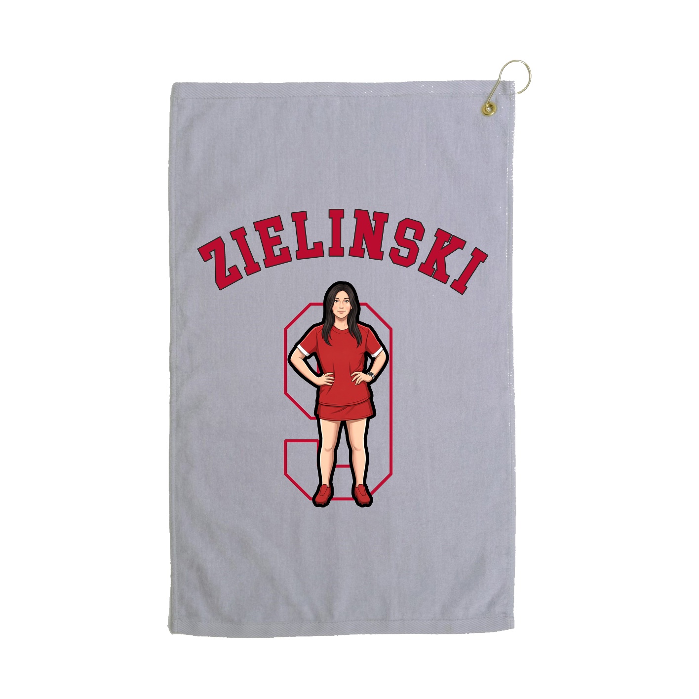 Golf Towel — Shirsey Arch in Grey