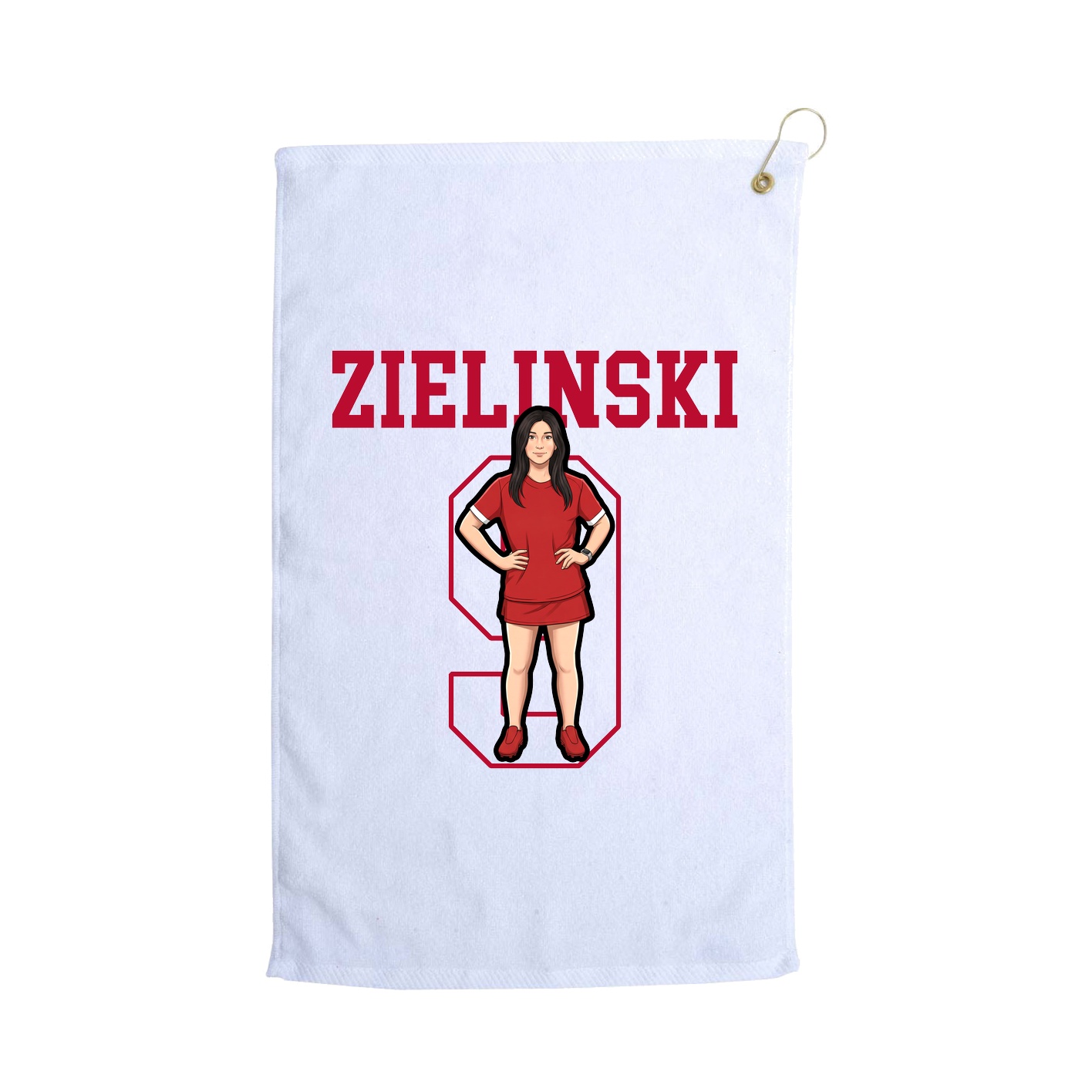 Golf Towel — Shirsey in White