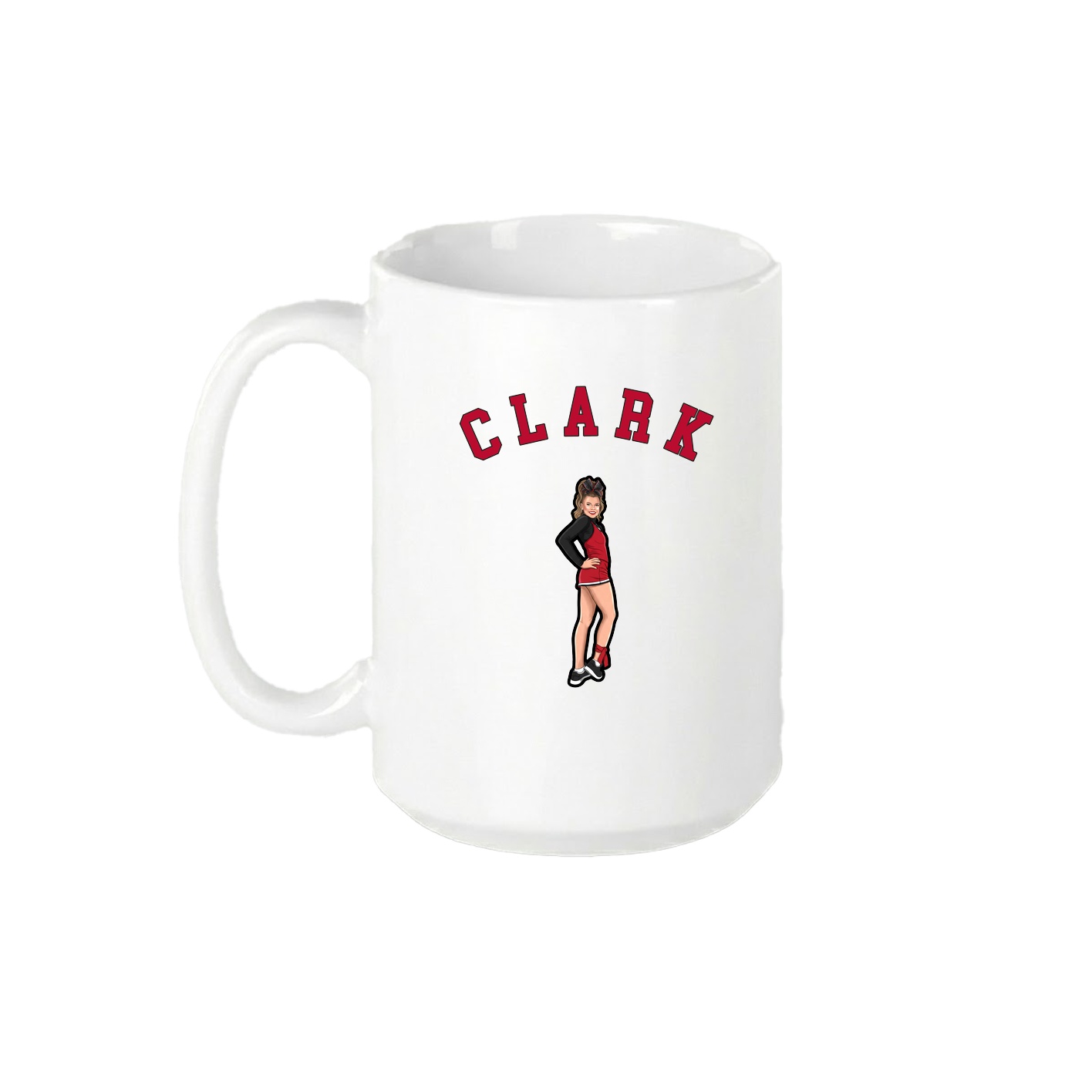 15oz Coffee Mug — Shirsey Arch in White