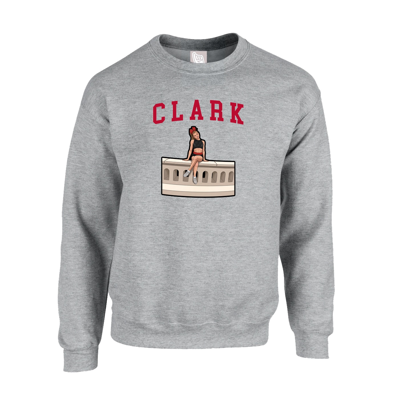 Fleece Crew — Shirsey in Grey