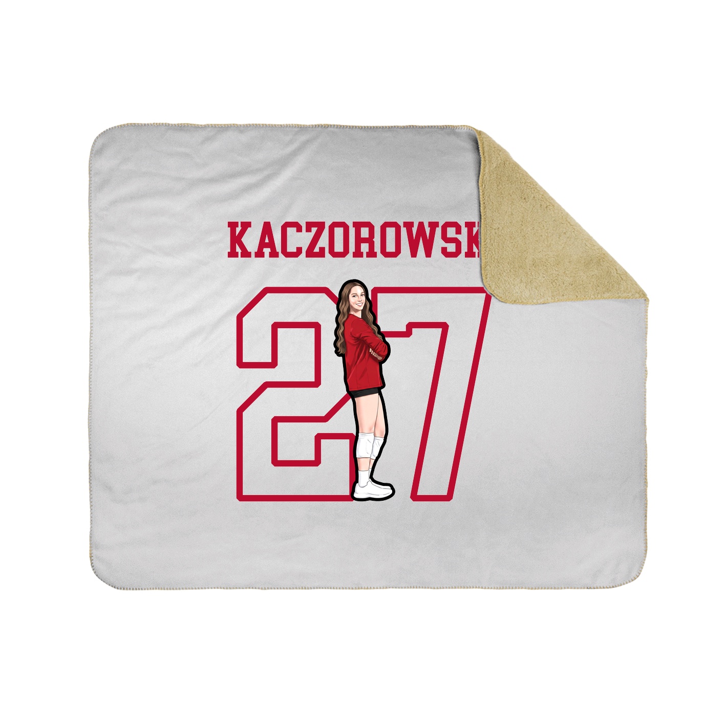 Throw Blanket — Shirsey in White